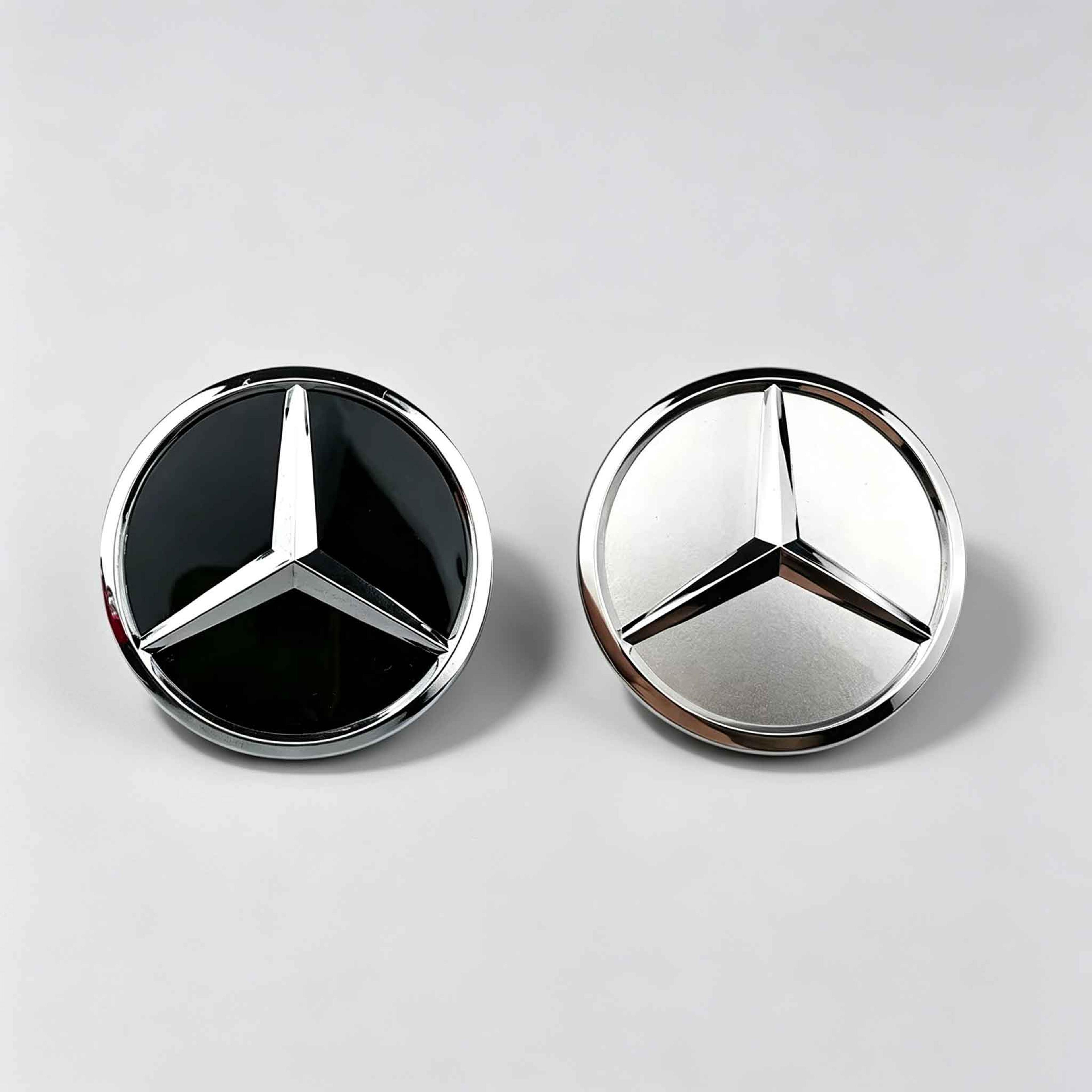 wheel hub center caps with star emblem replacement