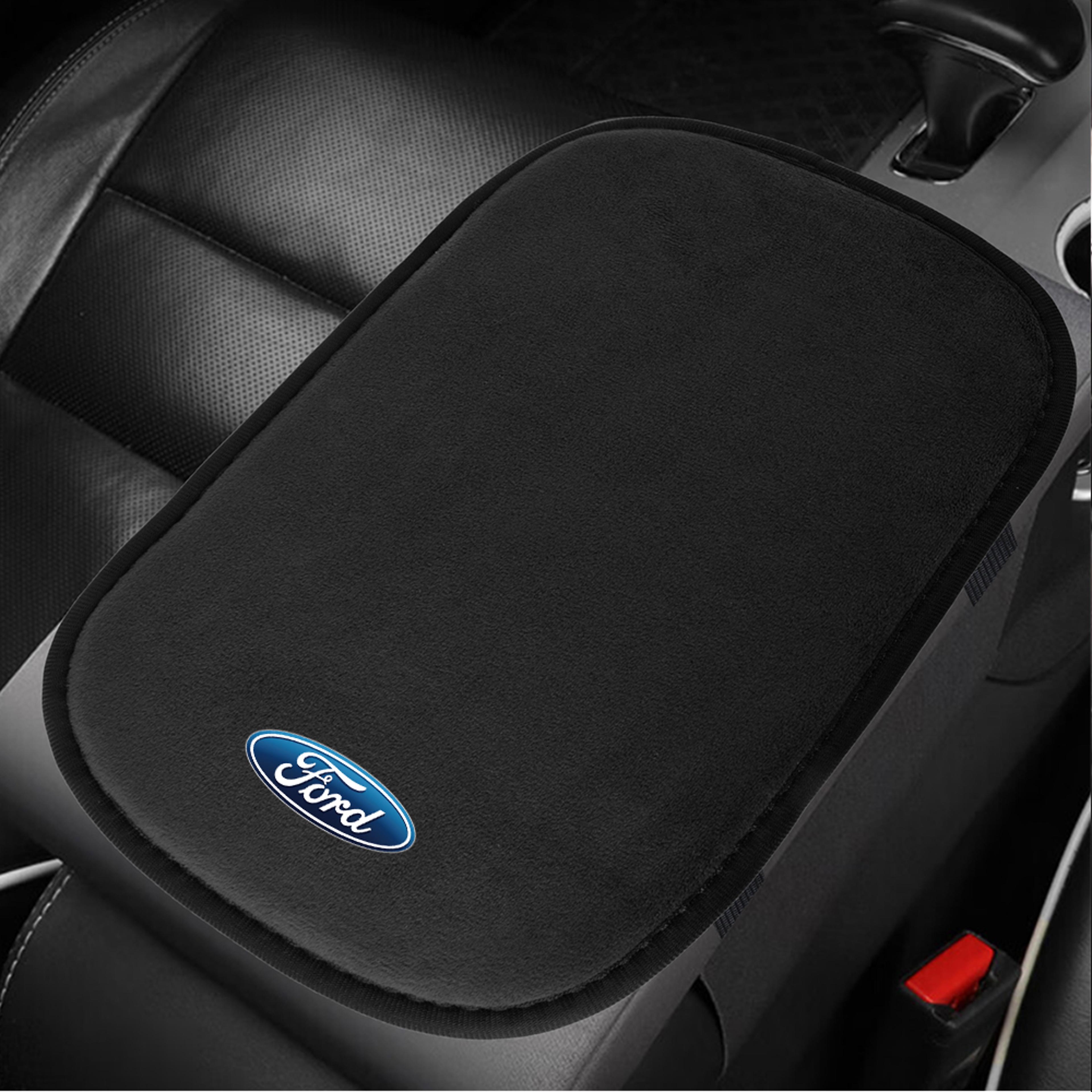 premium suede car armrest cushion center console armrest pad for ford fiesta focus mondeo mustang ranger kuga