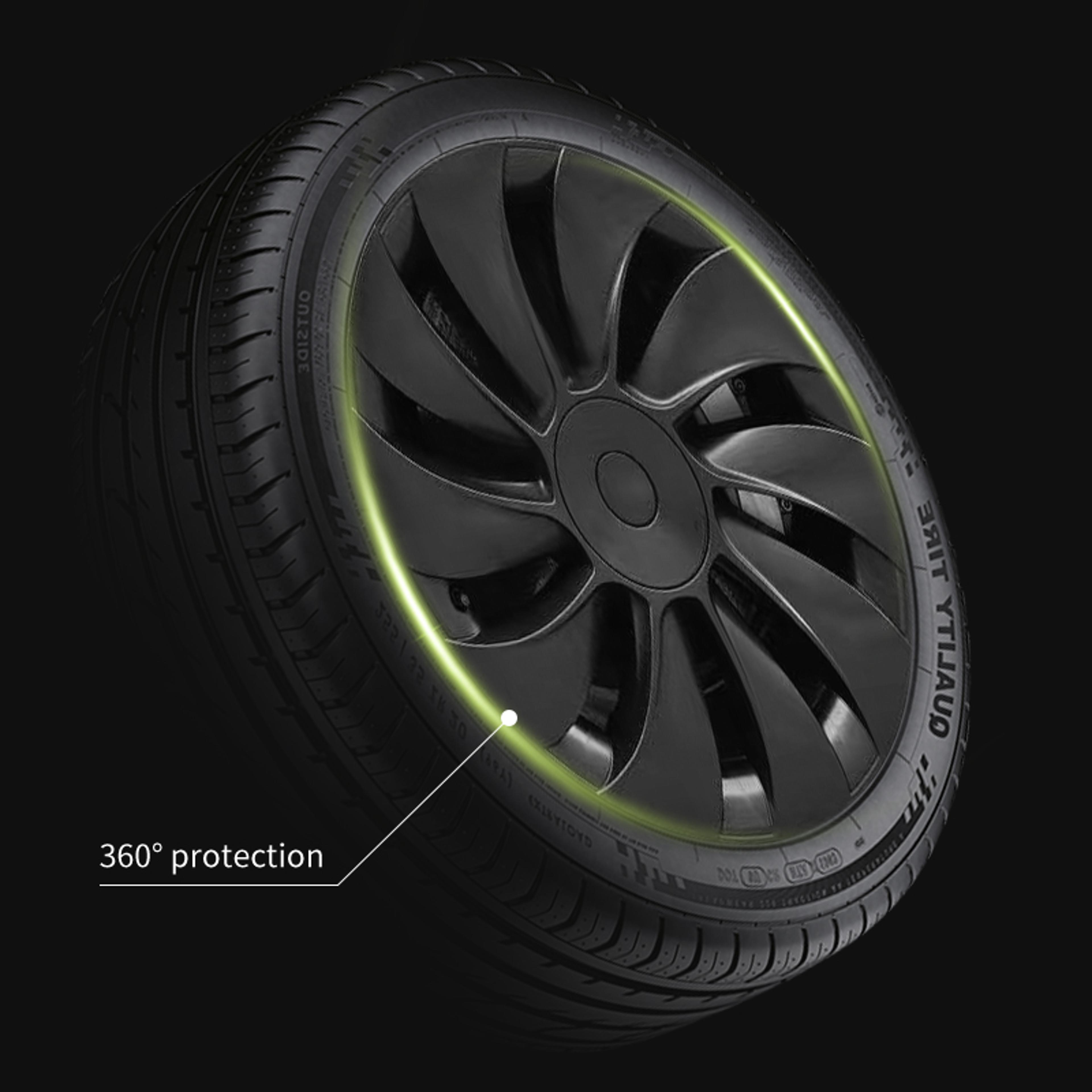 tesla model y juniper smooth wheel covers full rim hubcap set