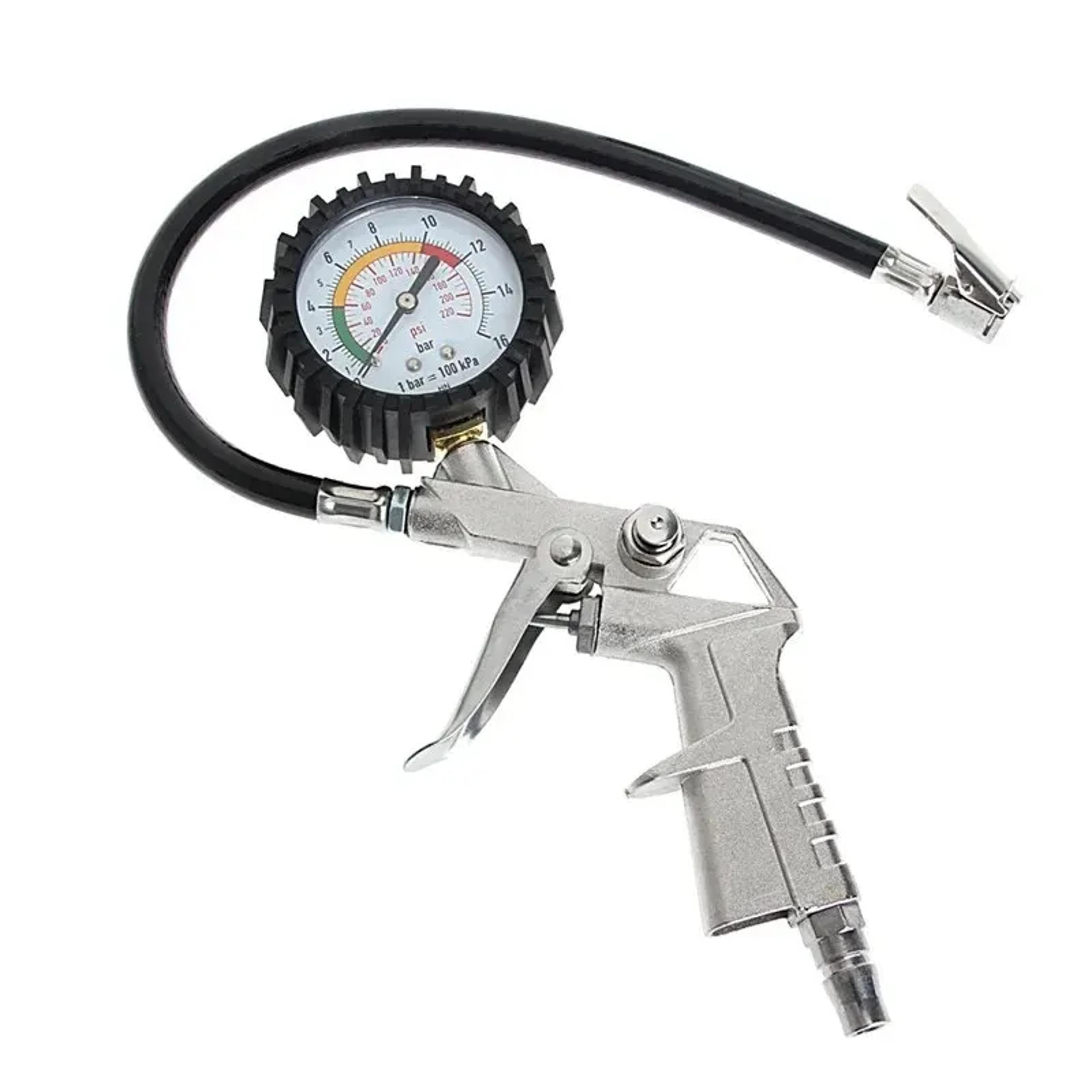 tire pressure gauge kit for car motorcycle air inflator pump