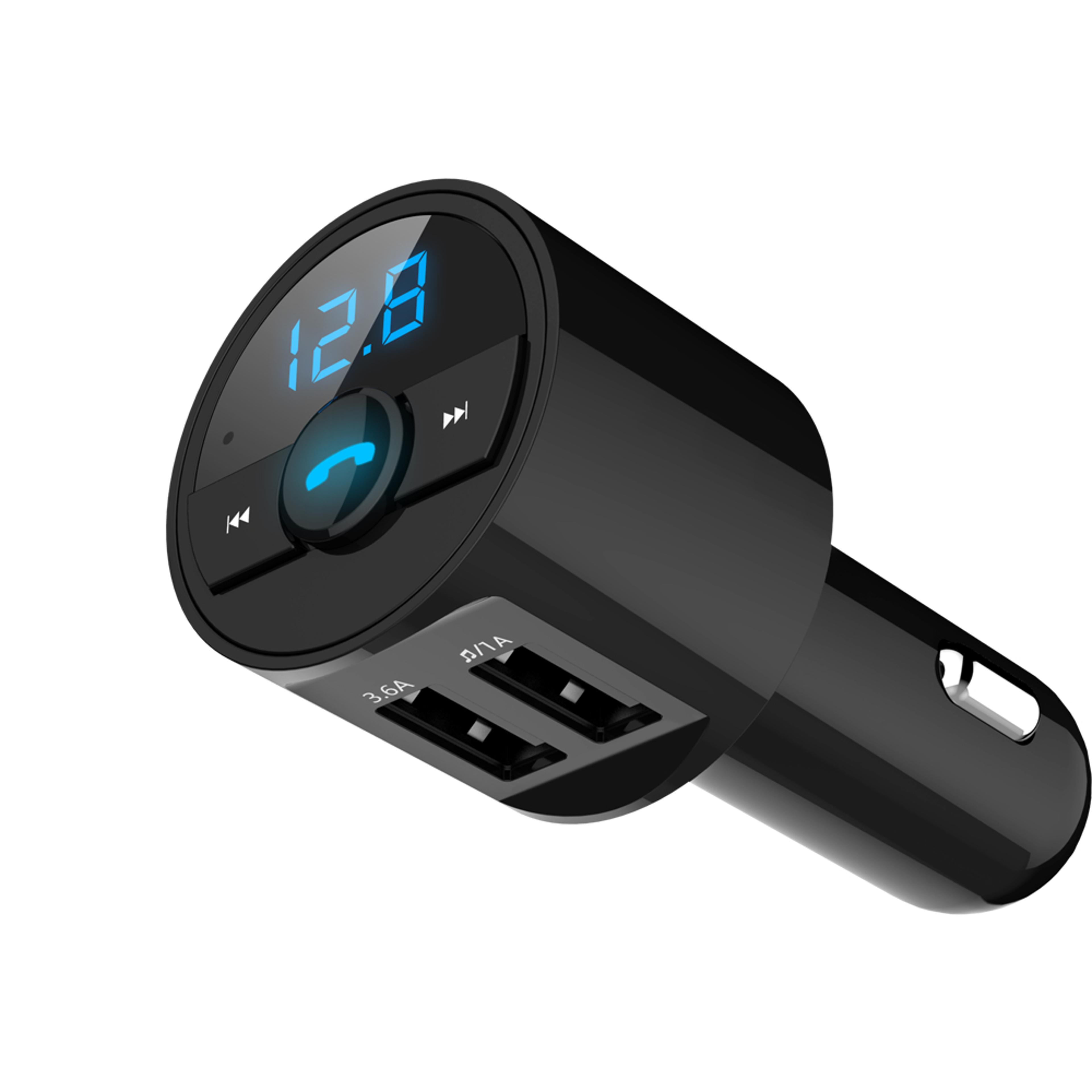 bluetooth fm transmitter car charger hands free player