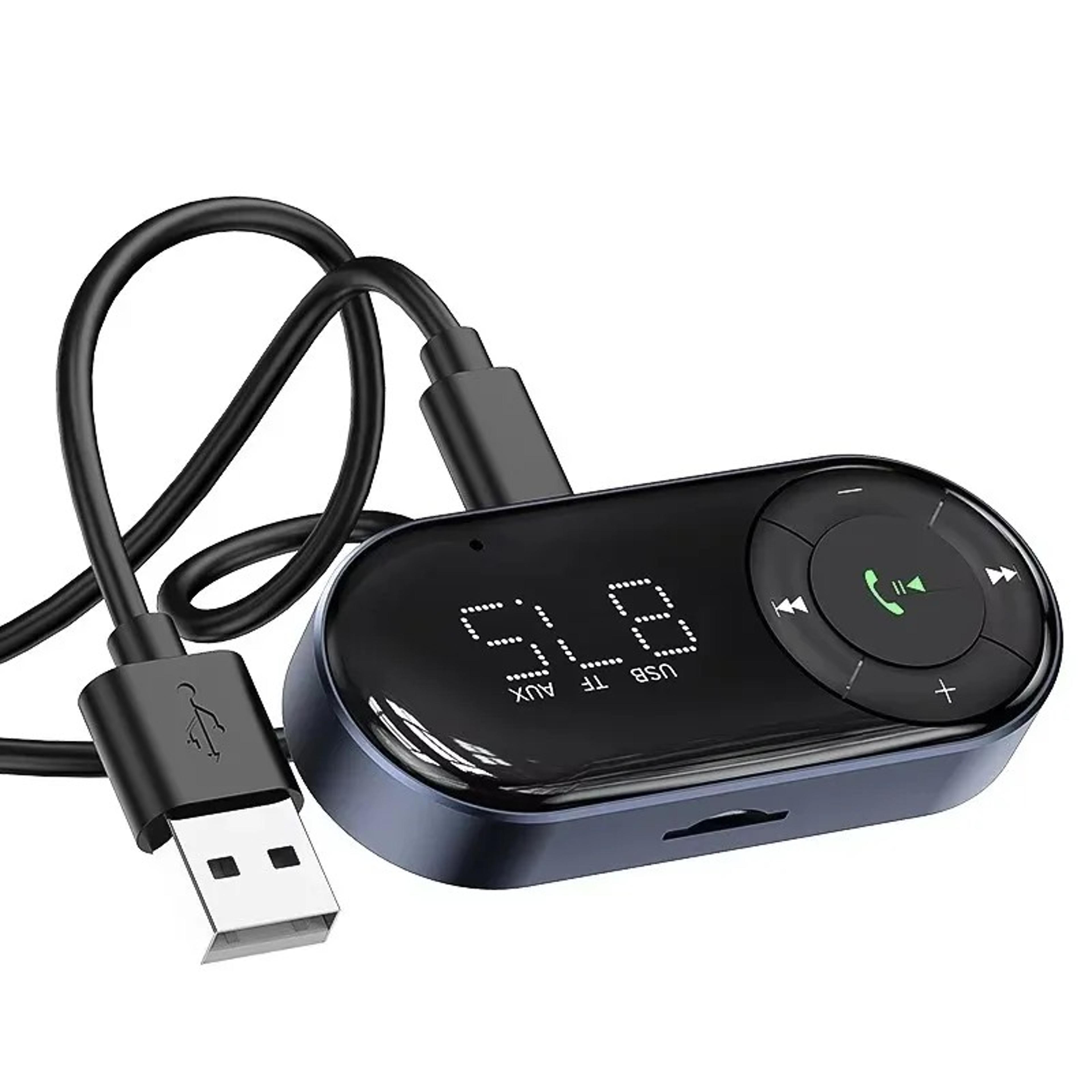 car bluetooth fm transmitter receiver with bluetooth hands free music adapter