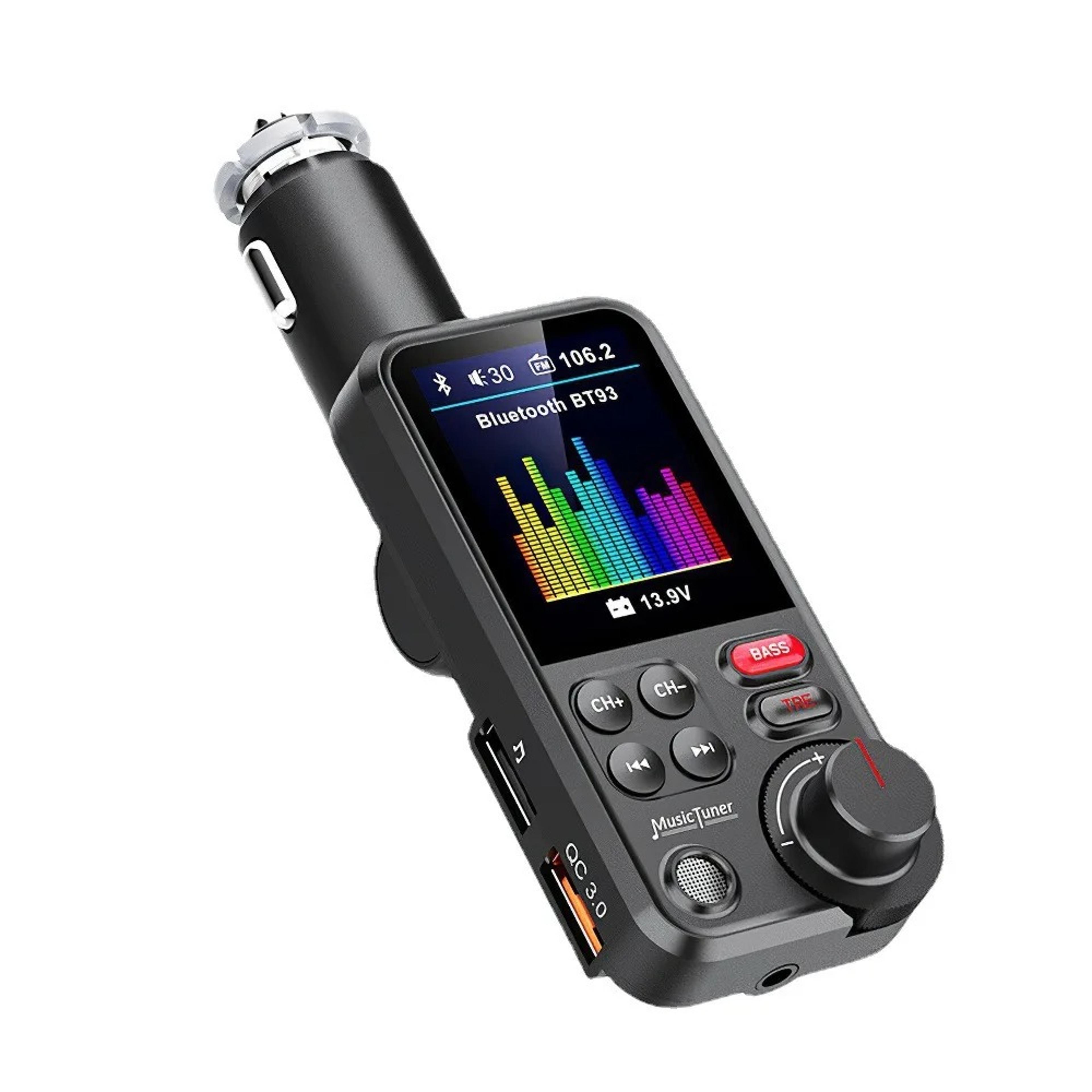 bluetooth fm transmitter car bluetooth adapter with fast charging and wireless player