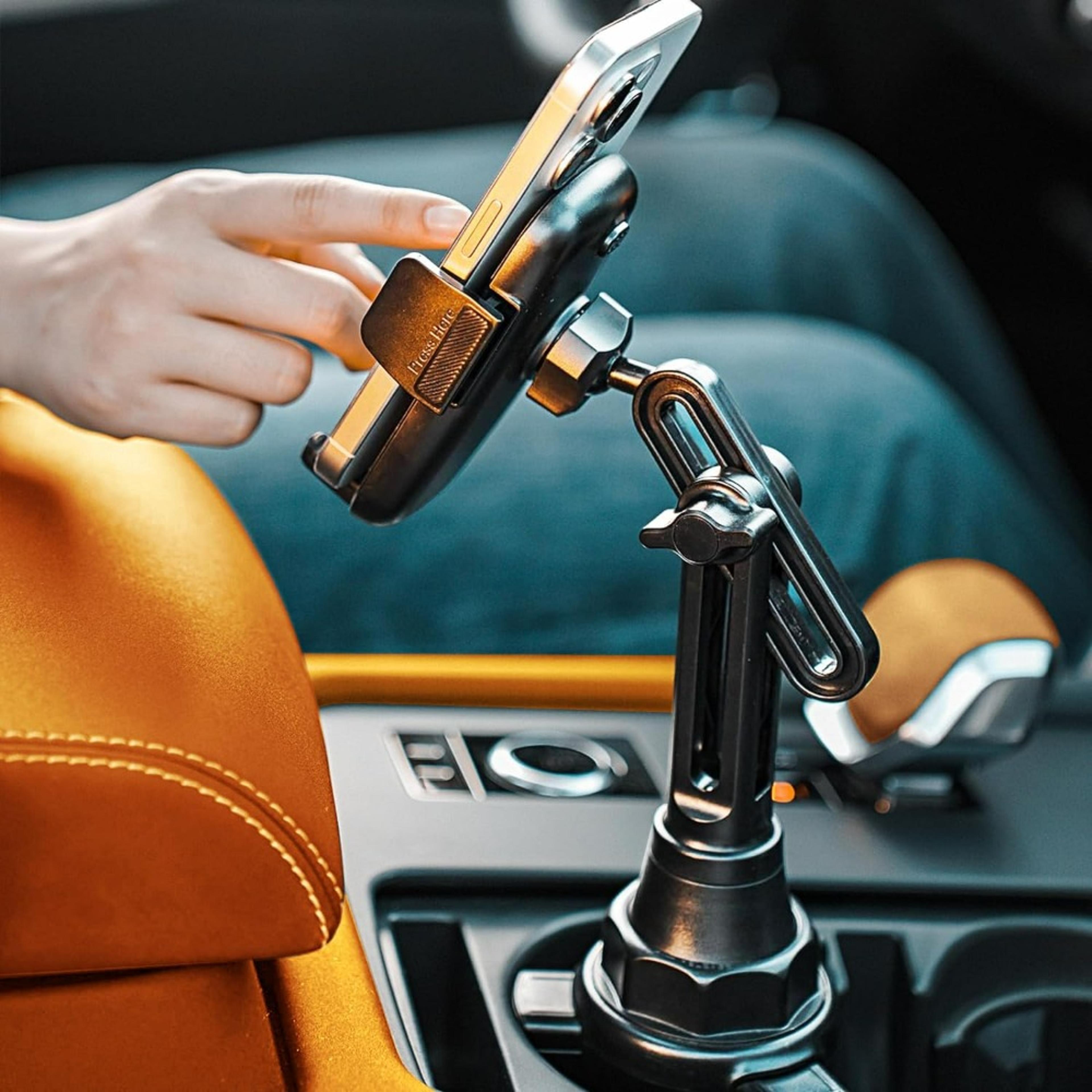 cup holder phone mount adjustable universal car phone holder for smartphones