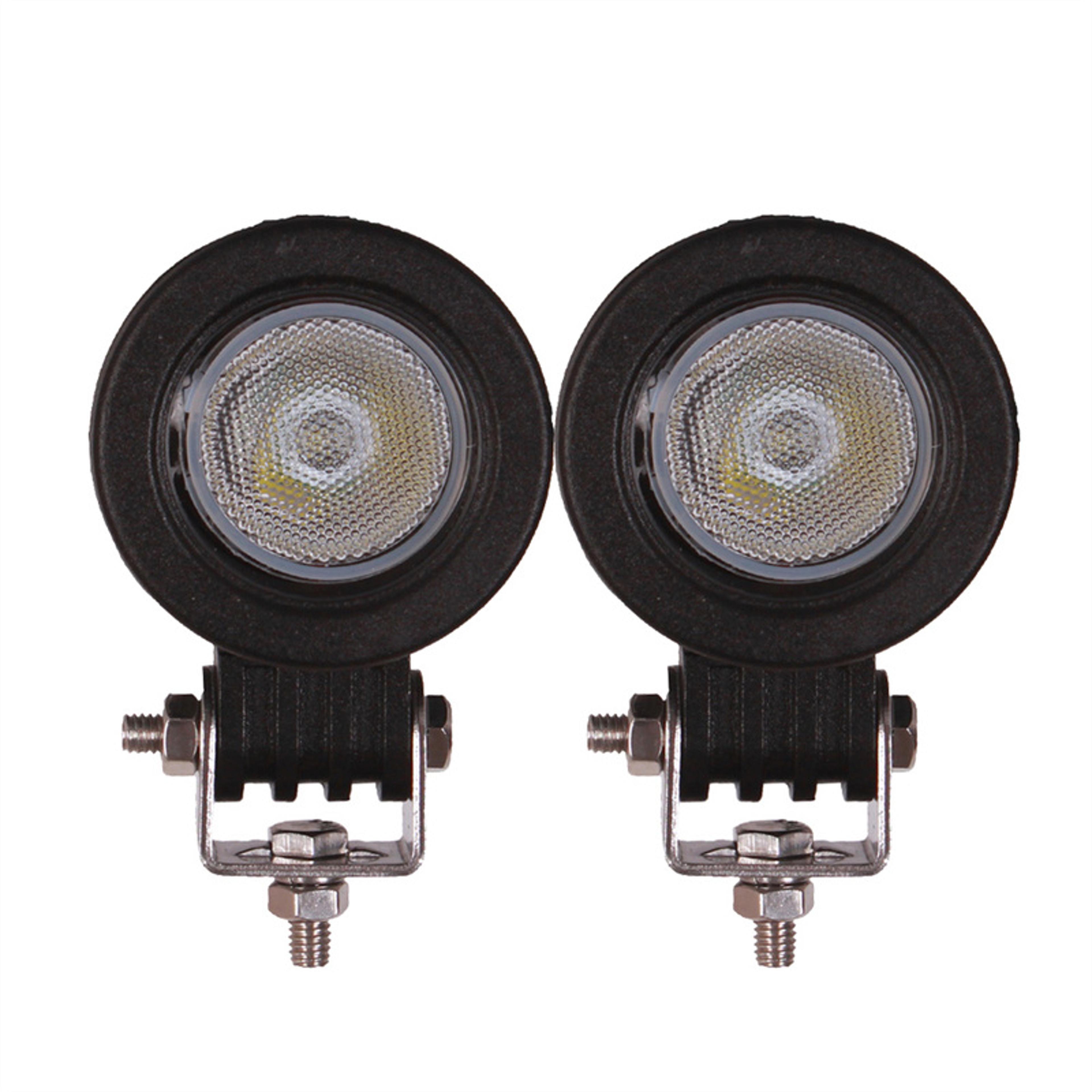 motorcycle led fog light round auxiliary driving light with drl for motorcycles & off road vehicles