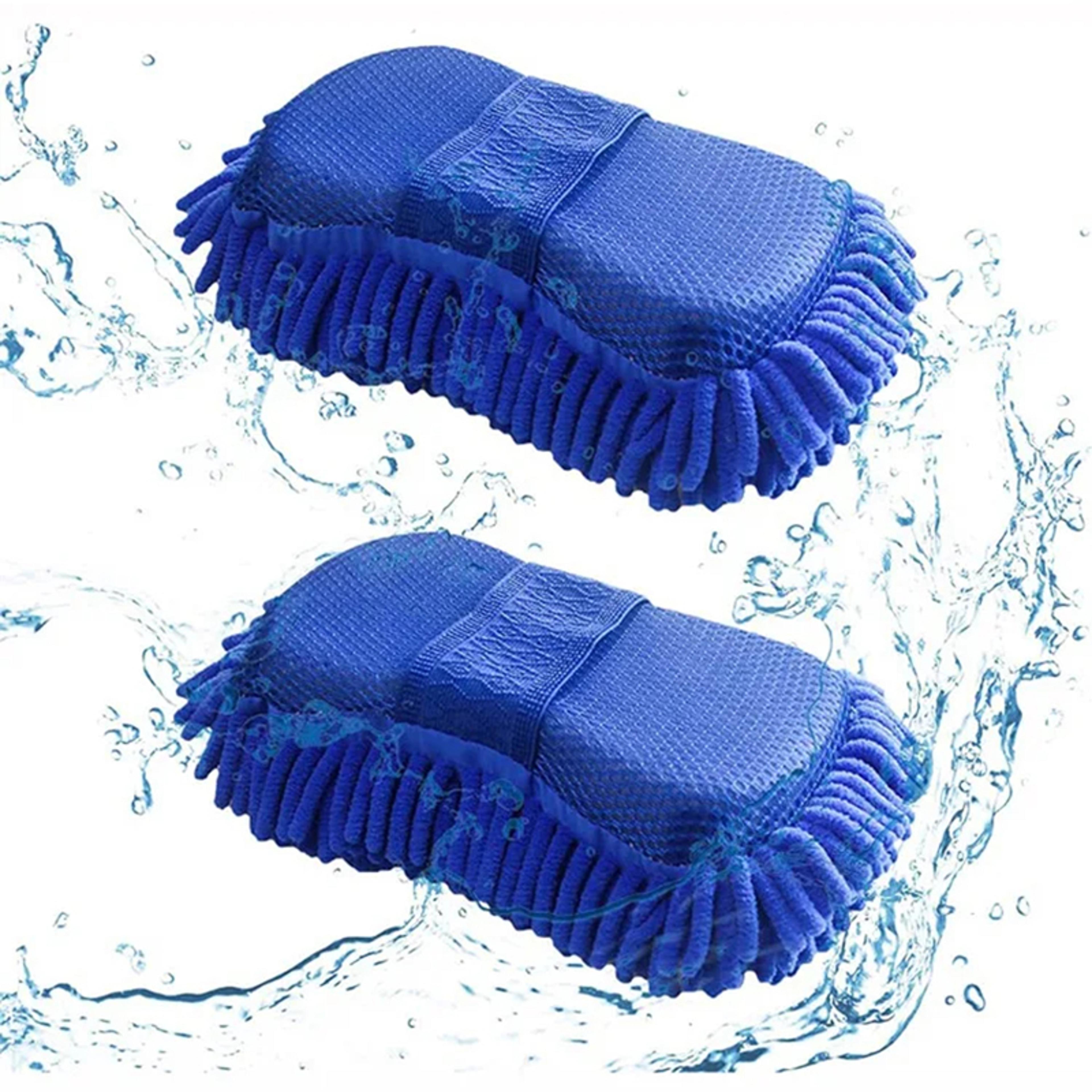 microfiber car wash mitt chenille car cleaning glove scratch free wash sponge for cars trucks & suvs