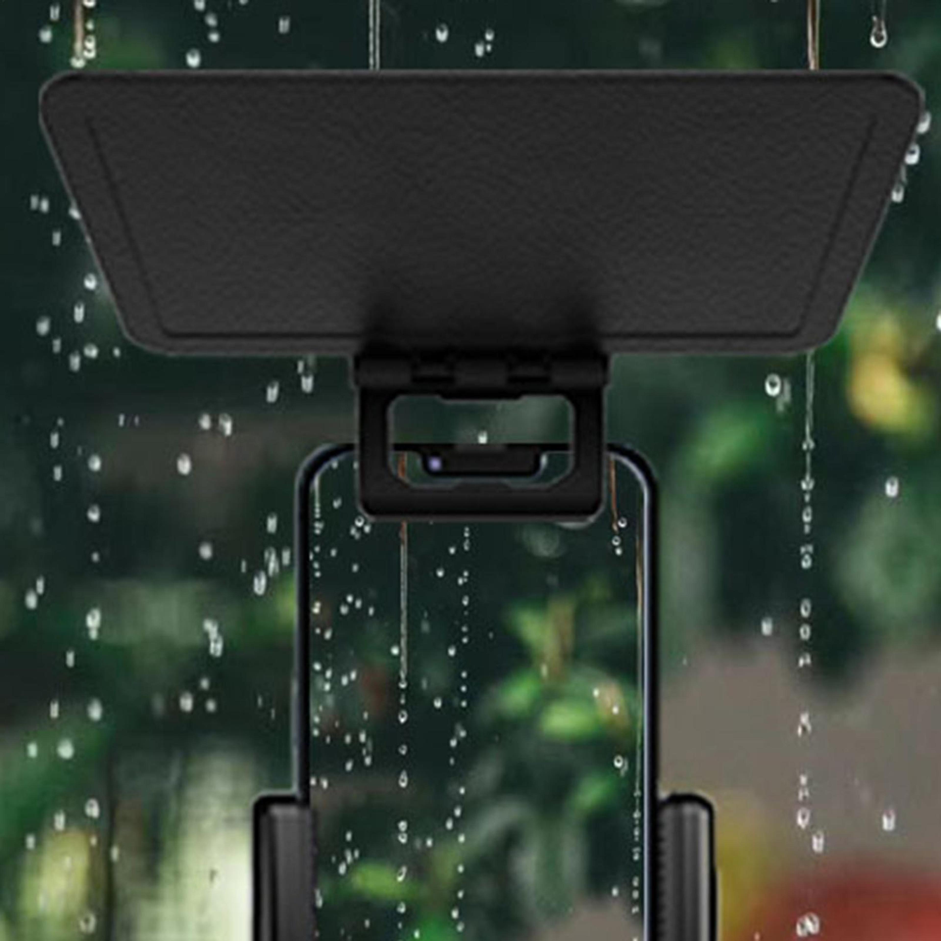 universal phone sun visor uv screen shade for car bike & outdoor smartphone use