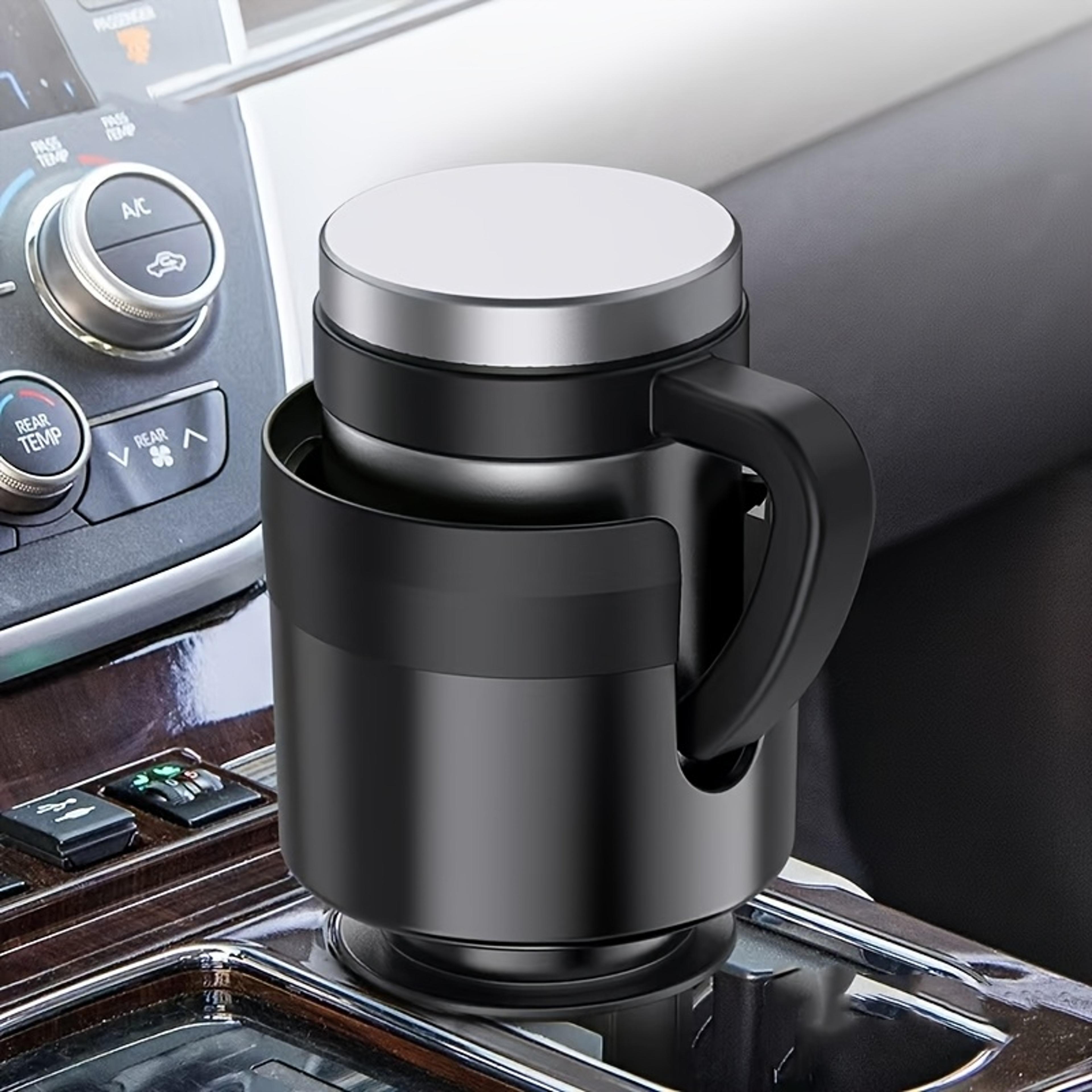 universal car cup holder extender with adjustable base for large bottles cups & tumblers