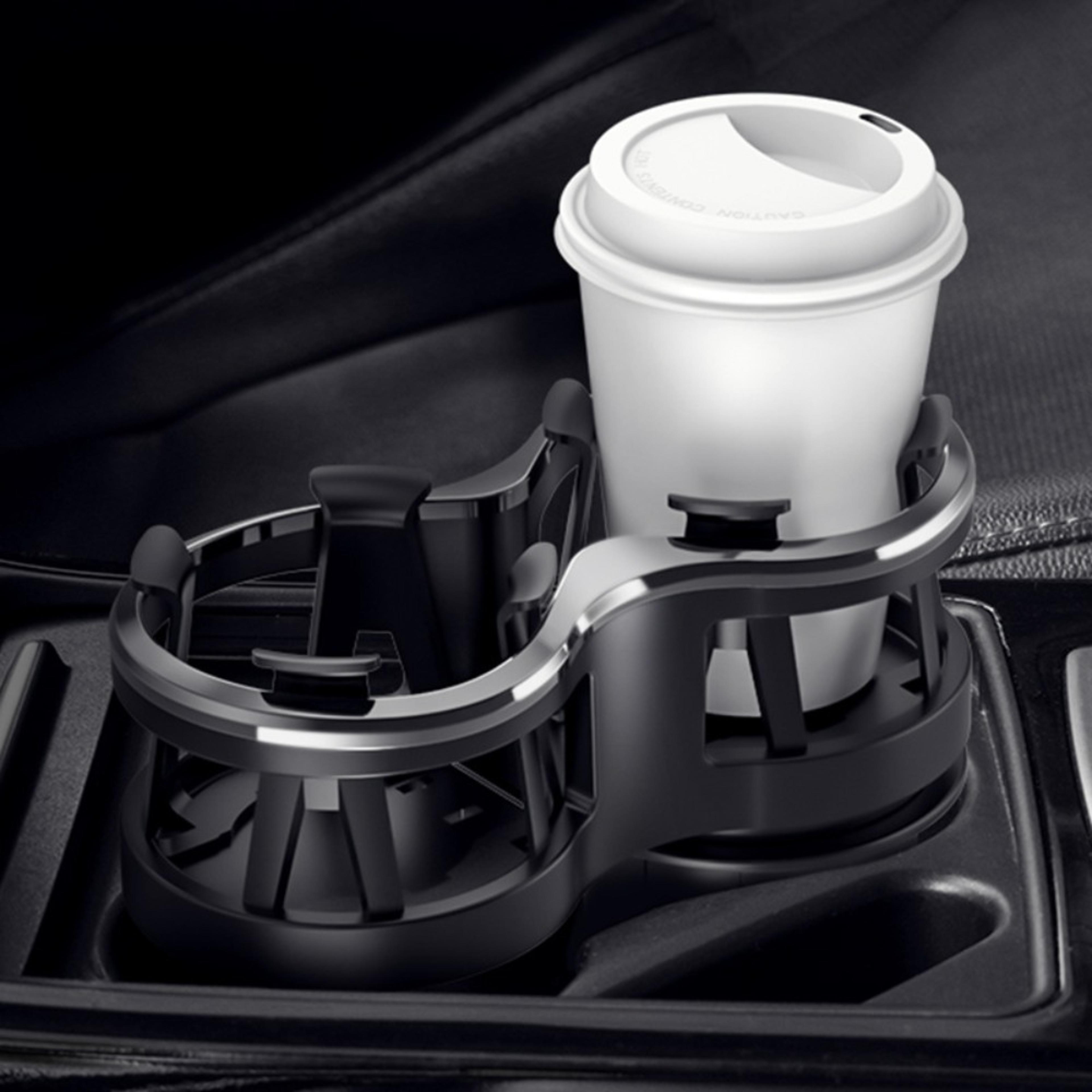 multi functional car cup holder organizer adjustable beverage and ashtray holder