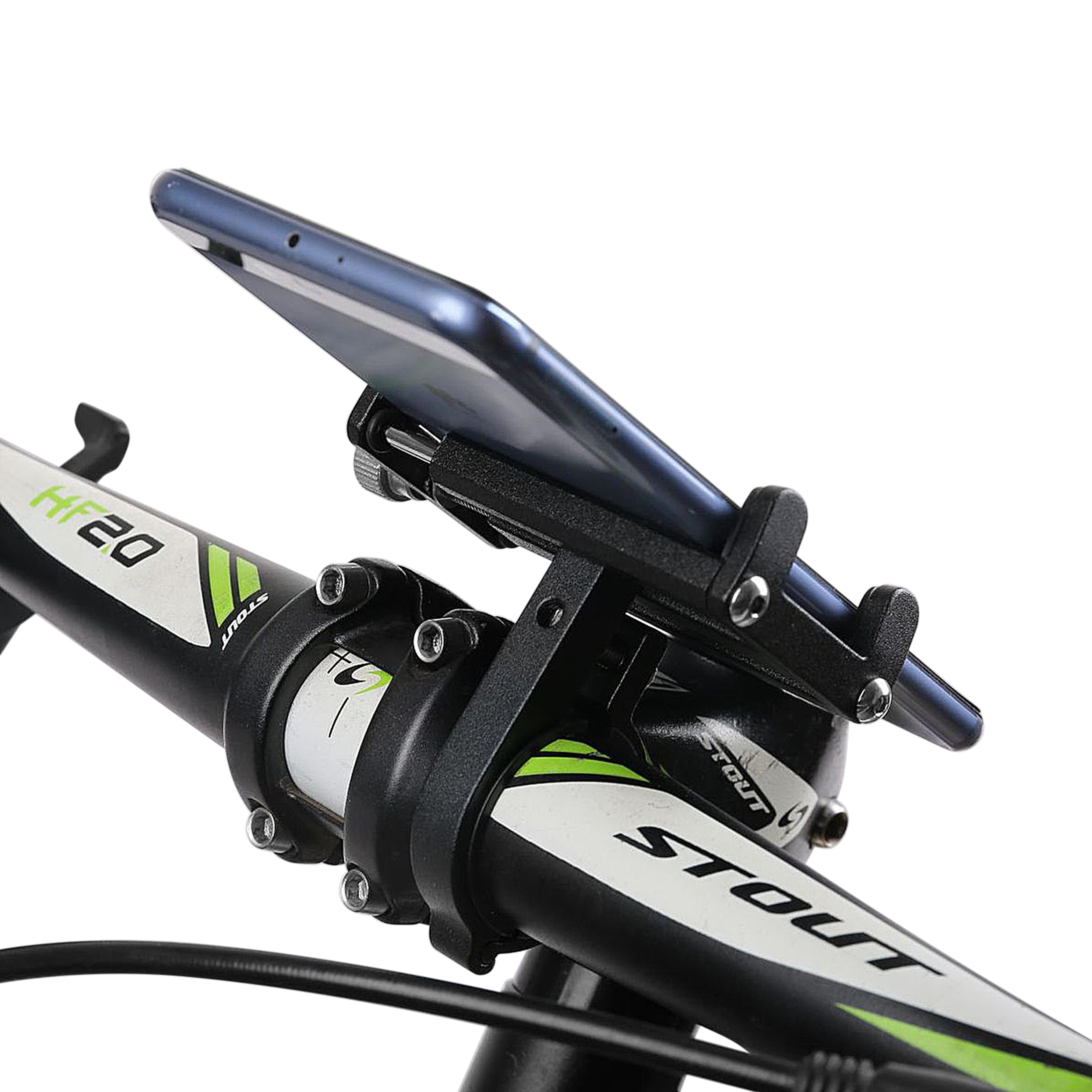 universal aluminum alloy rotatable phone holder for bike scooter