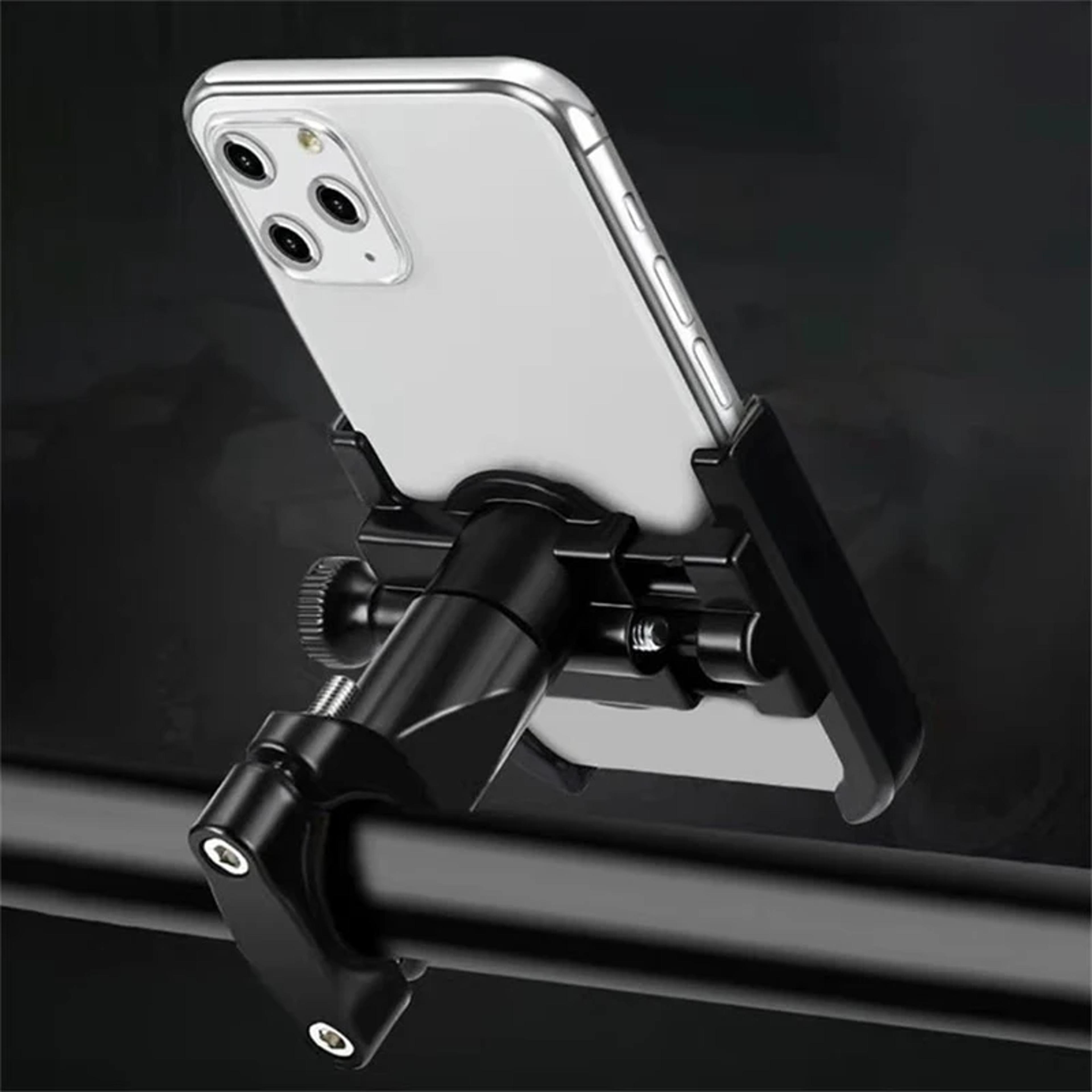aluminum alloy motorcycle bicycle mobile phone holder gps bracket mounting clip multi specification mobile handlebar bra