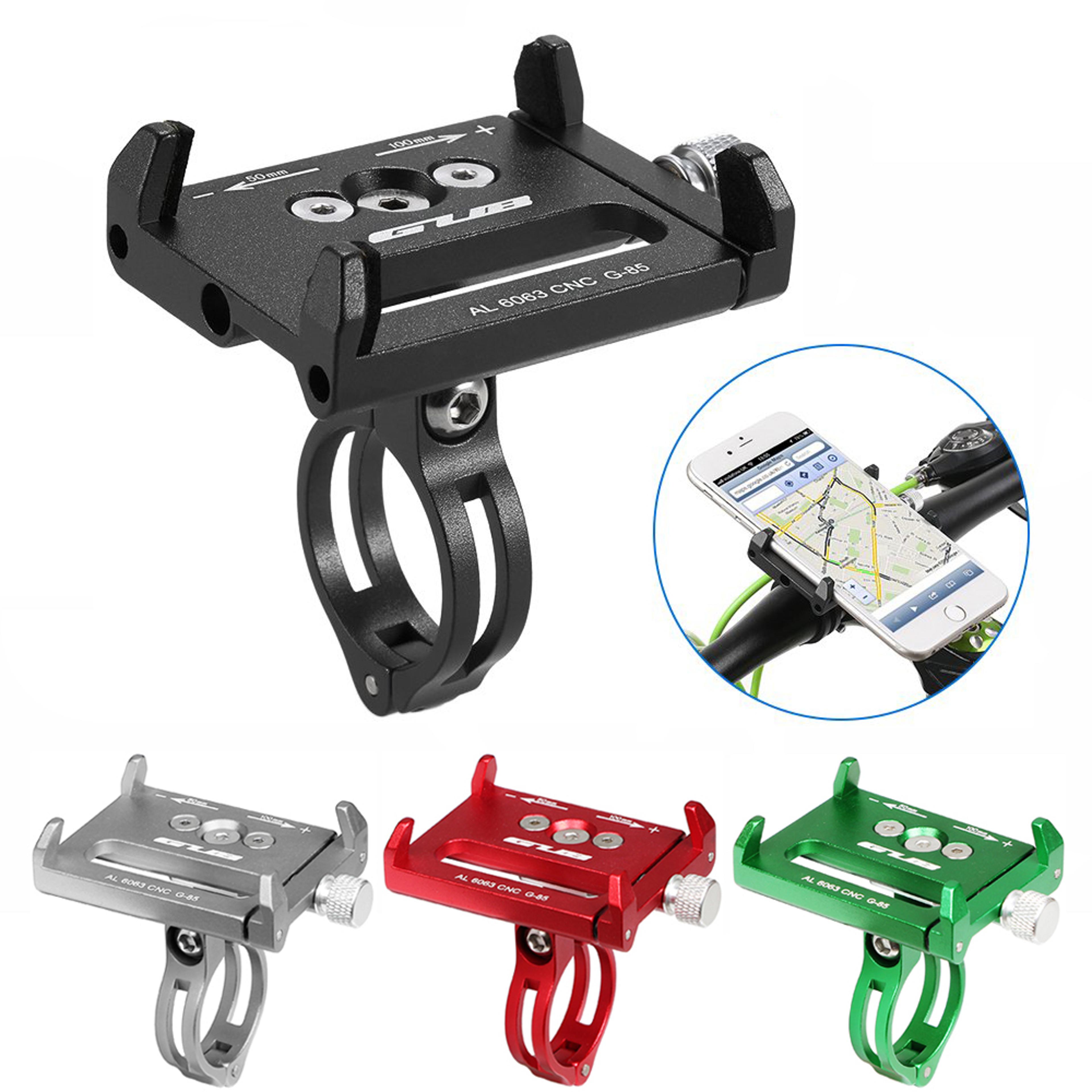 aluminum bike phone holder universal motorcycle handlebar mount for smartphones