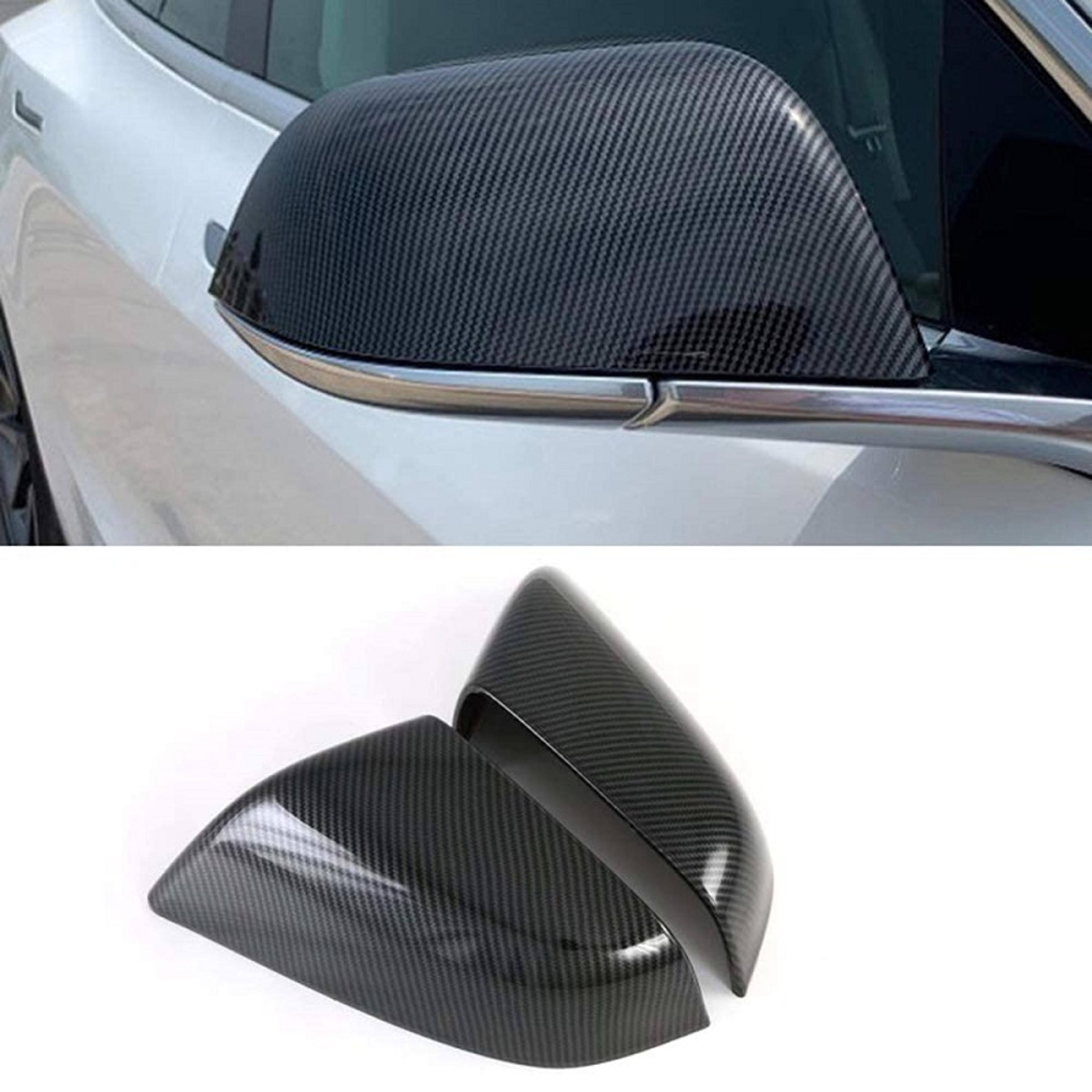 tesla model s side mirror cover shell replacement rear view housing set