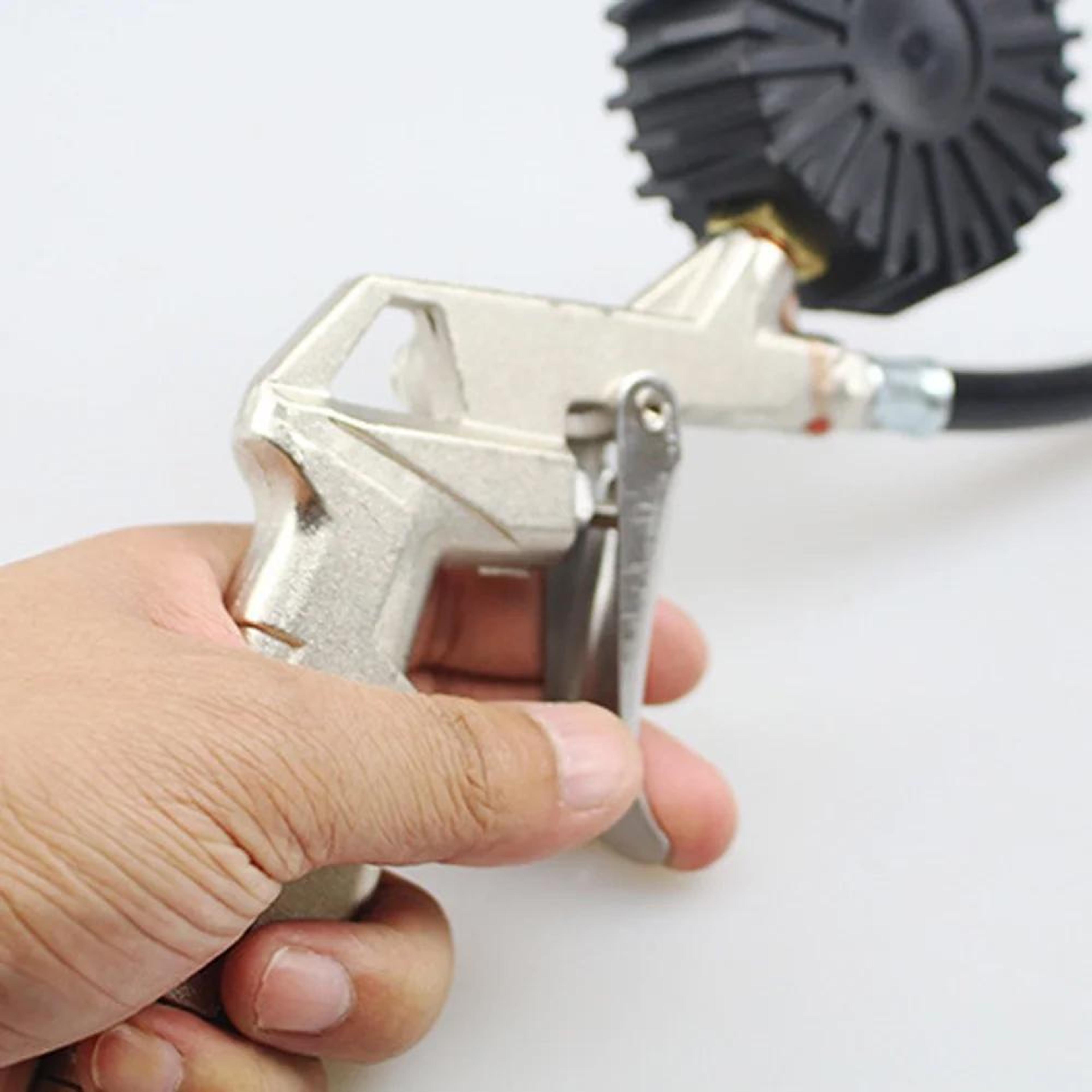 auto tire pressure gauge gun for car motorcycle suv air compressor inflator tool