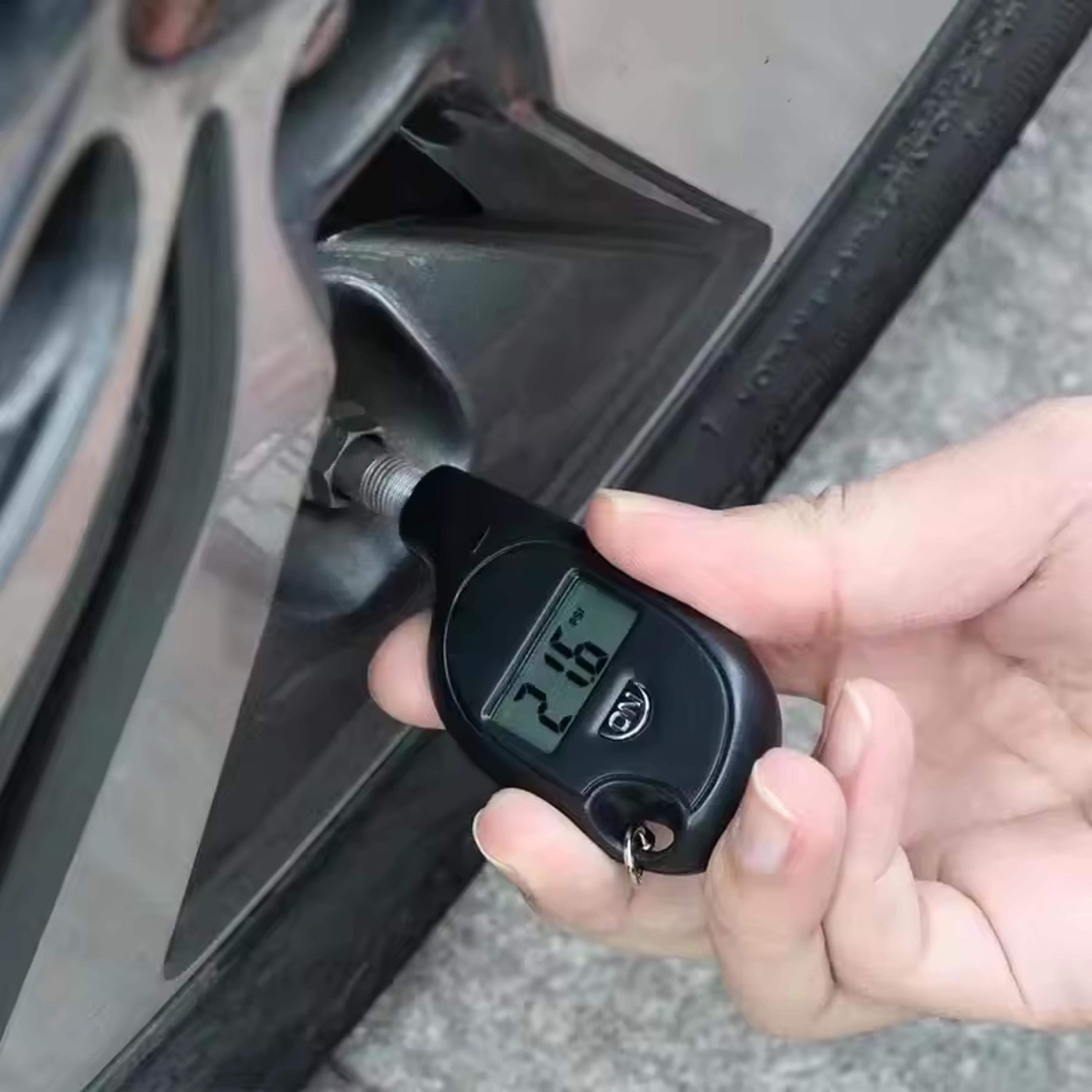 mini digital tire gauge portable car tire pressure tester with lcd display