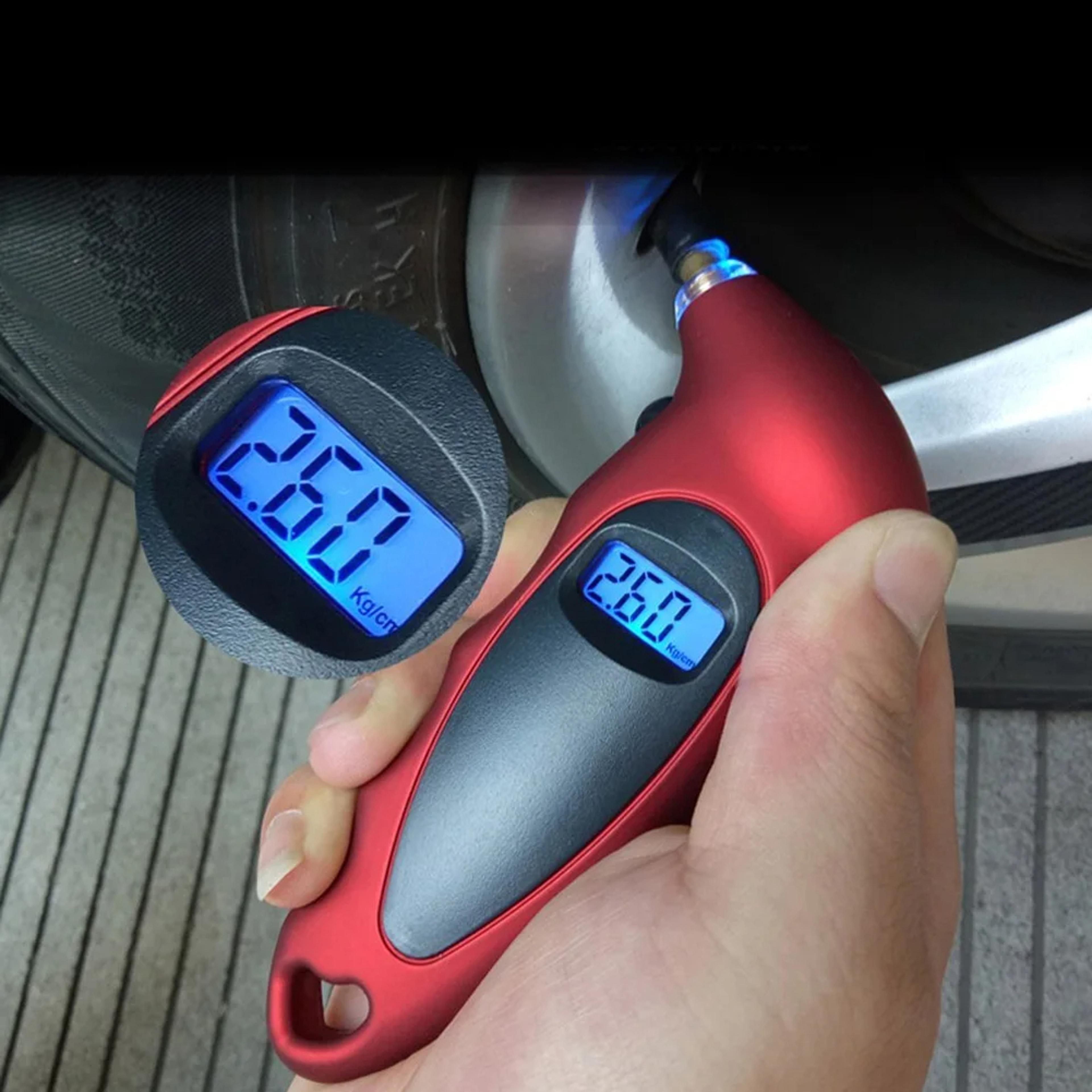 digital tire pressure gauge with backlight lcd display high precision car air pressure tester