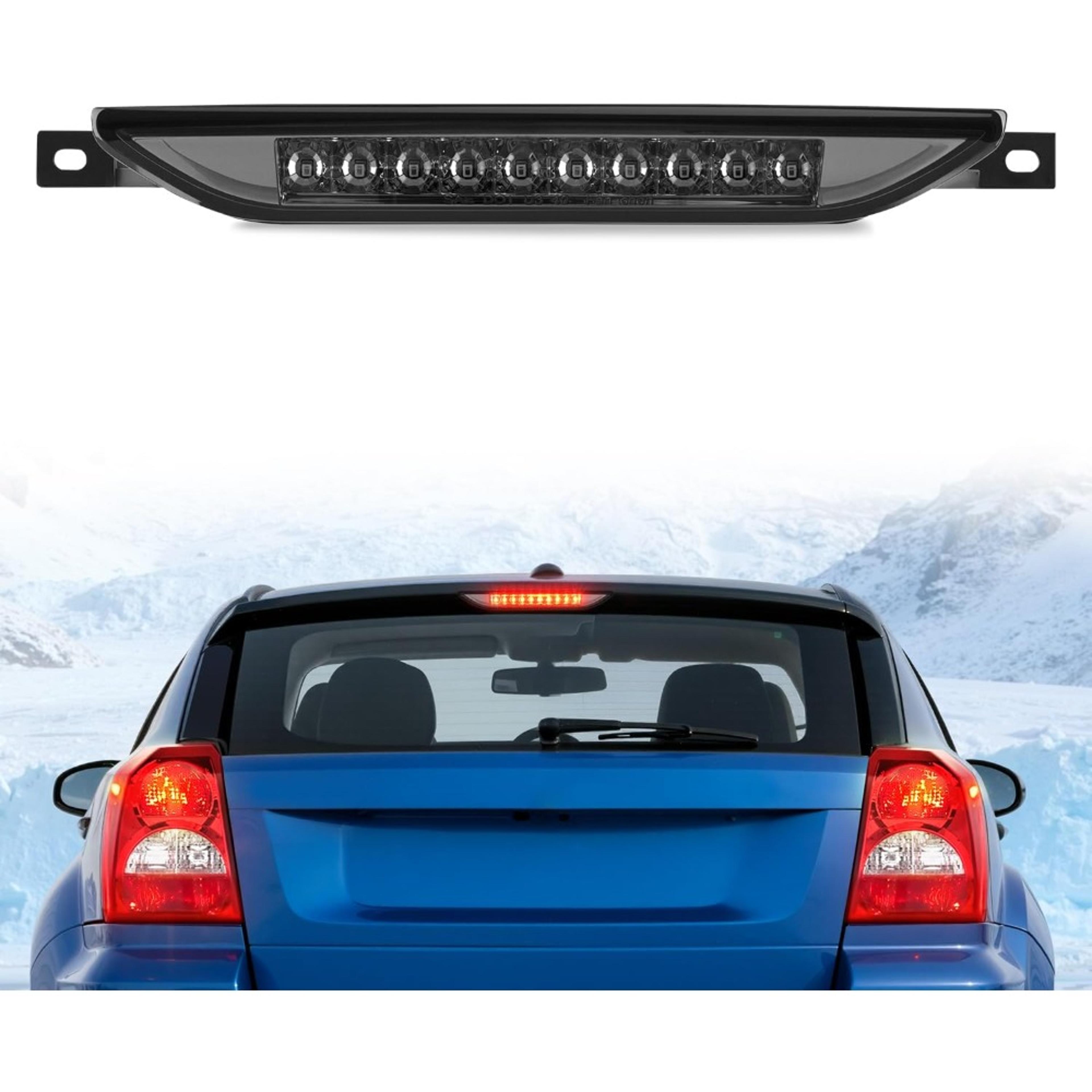 nilight led third brake light smoked lens high mount stop light for dodge jeep vehicles