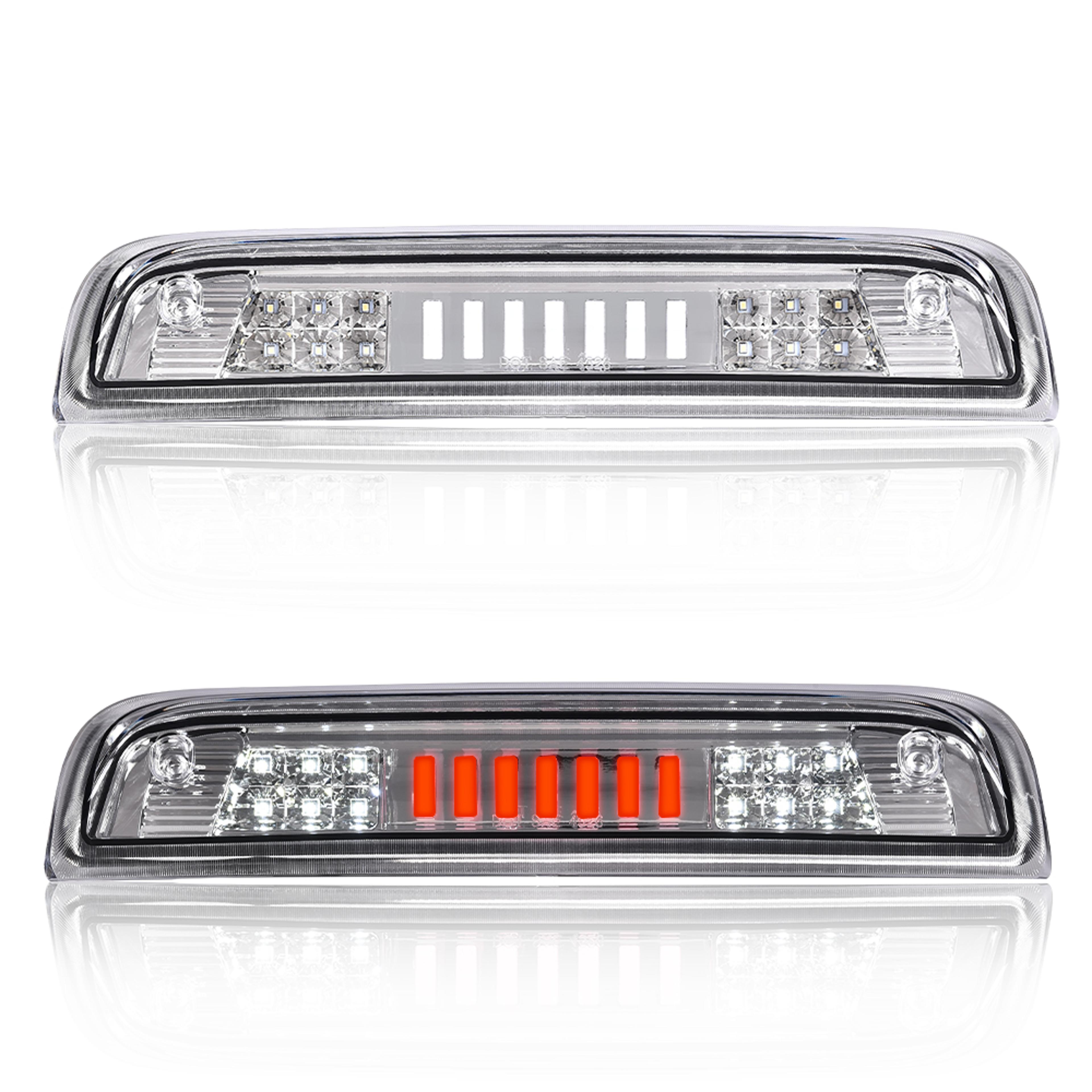 led third brake light for chevy silverado gmc sierra cargo light clear lens