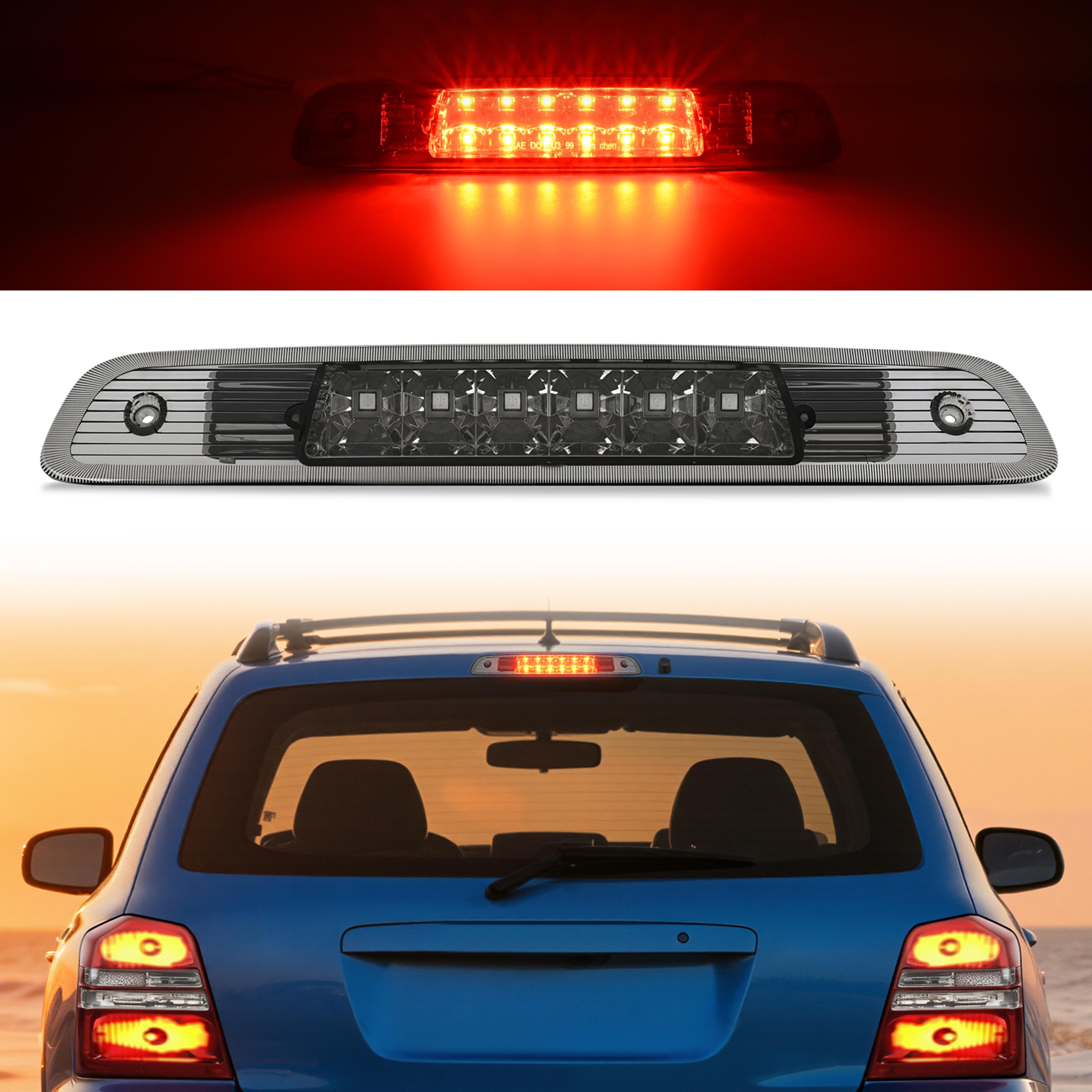 nilight led third brake light smoked lens replacement