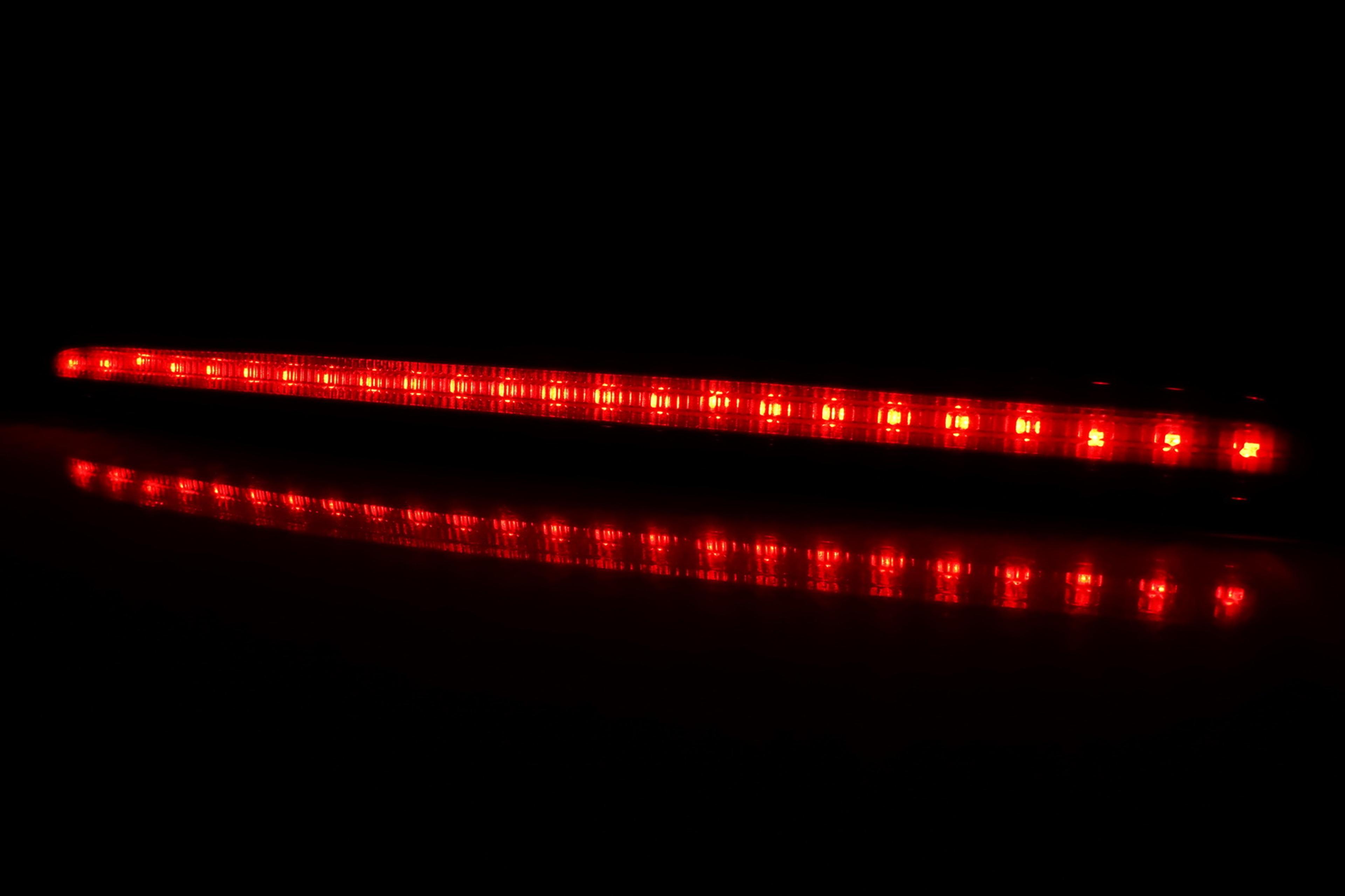 led third brake light black lens rear boot stop lamp