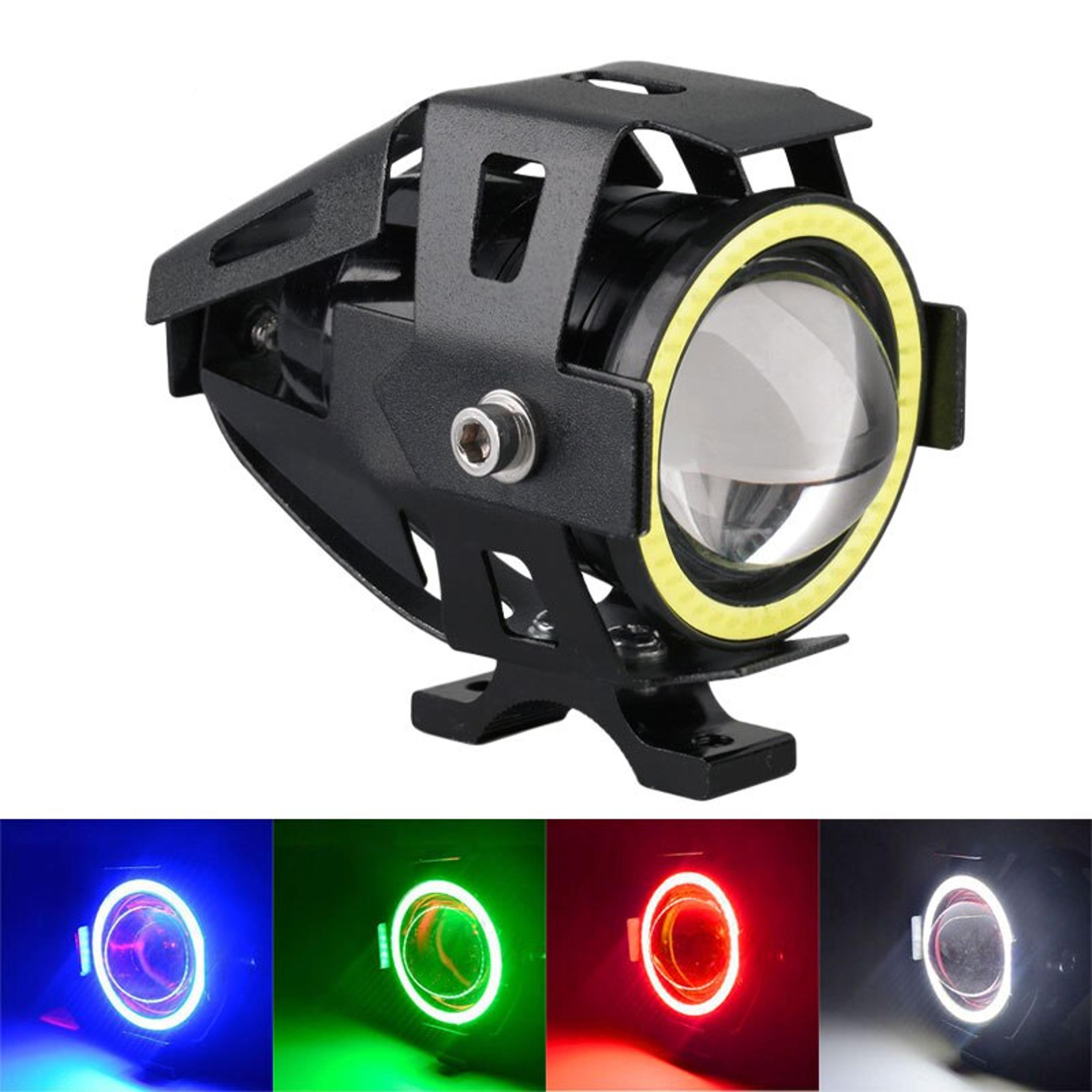 universal mini led motorcycle fog lights super bright auxiliary driving lamp