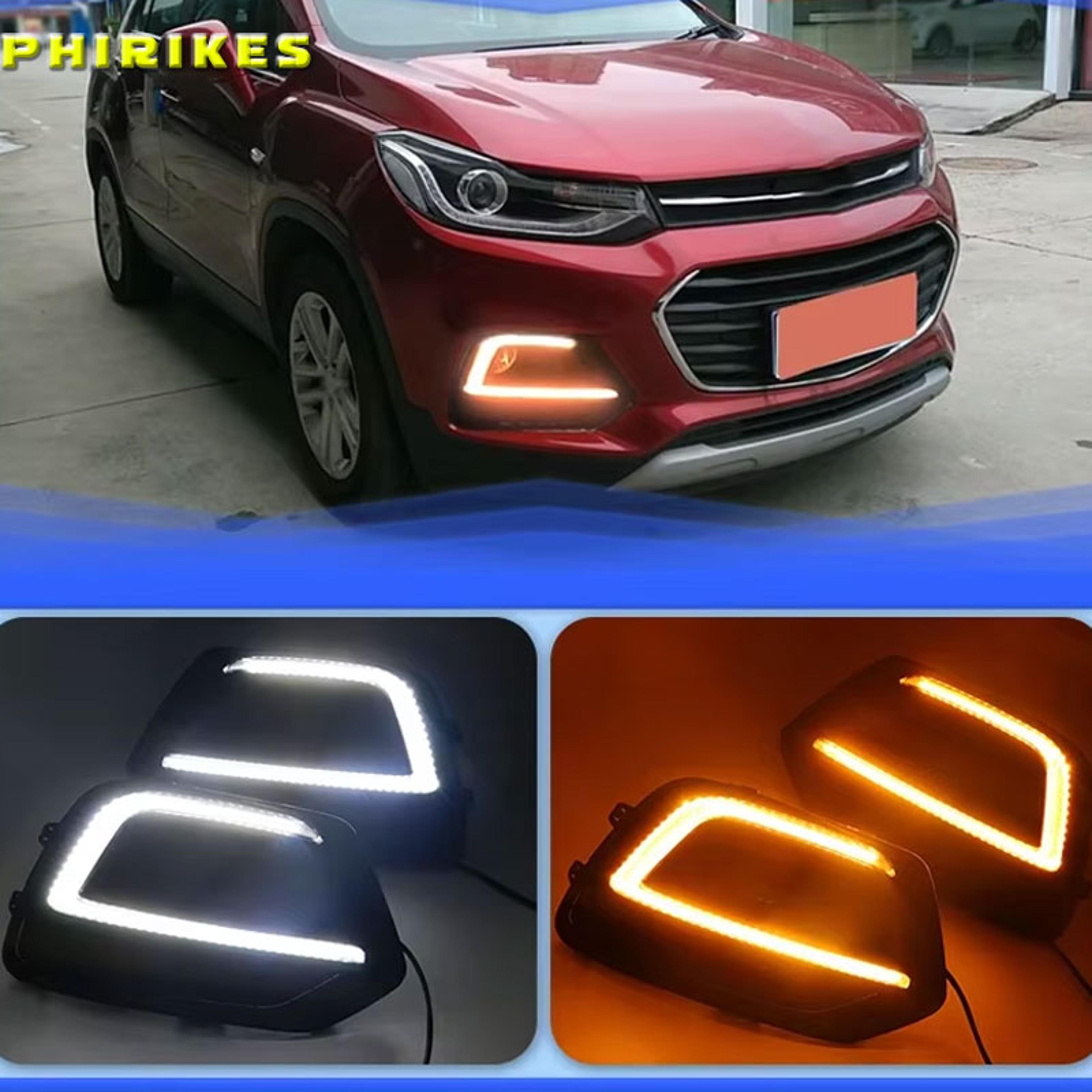 led daytime running lights with yellow turn signal