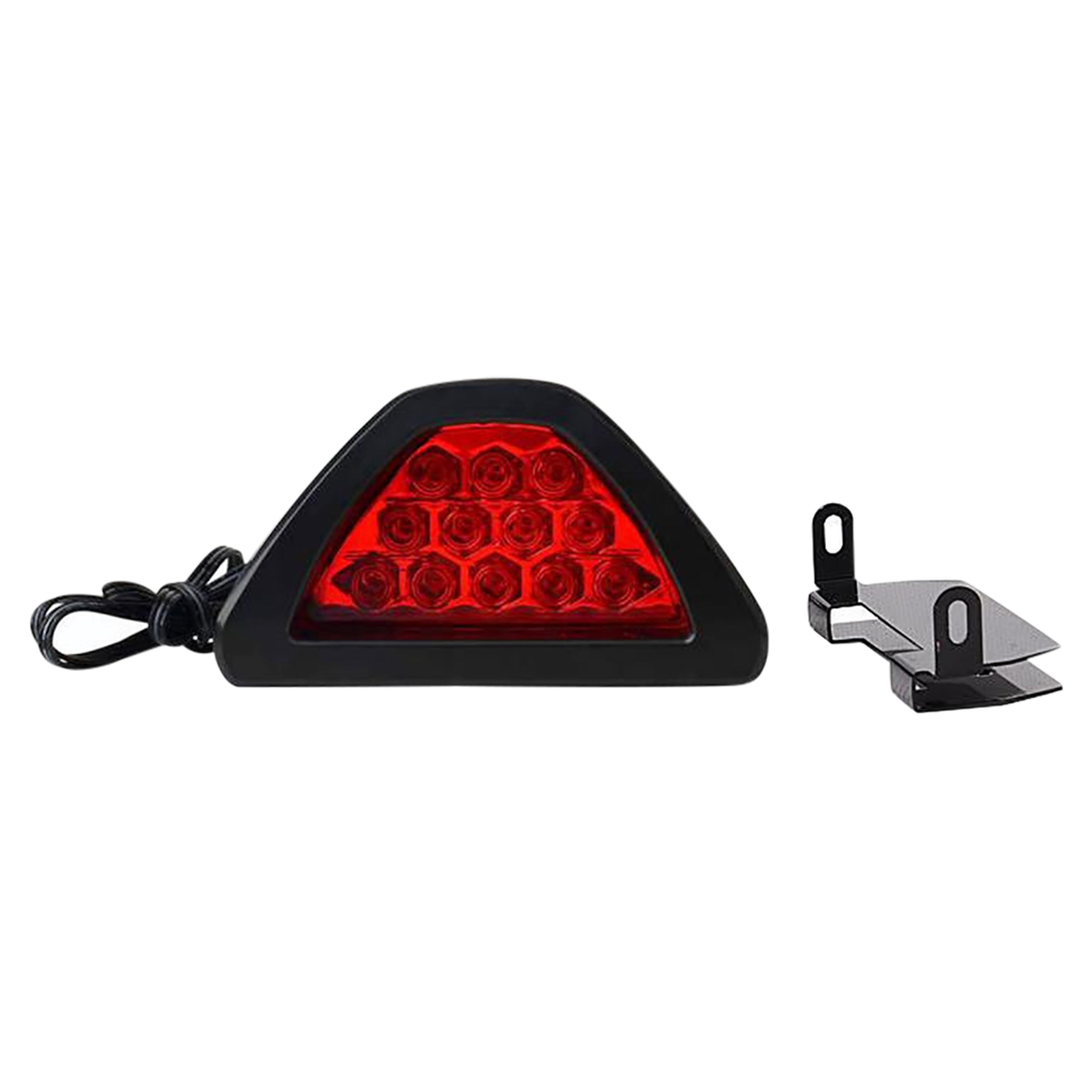 style led rear fog light triangle brake lamp for cars