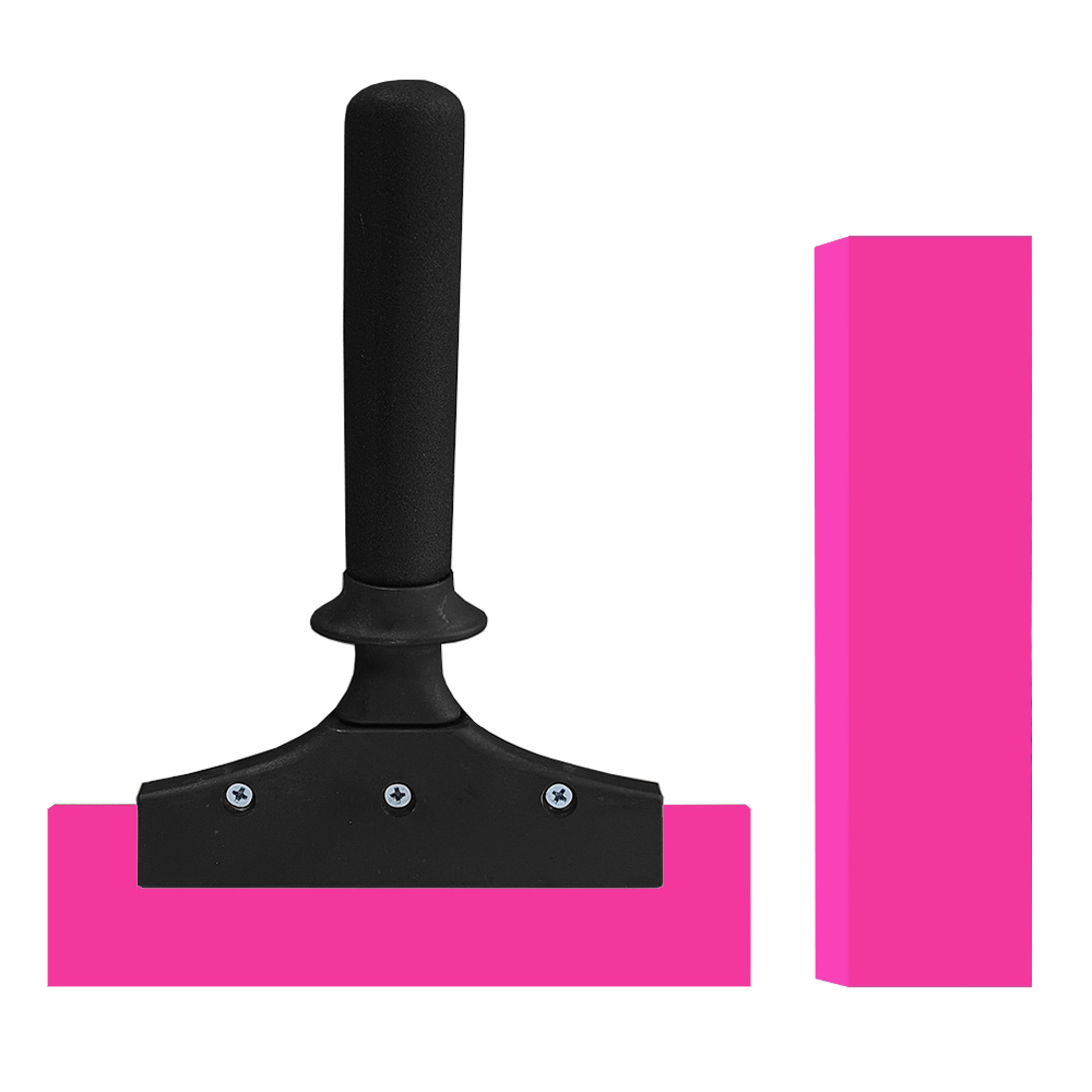 long handle car water scraper cleaner with rubber blade for windows and snow removal