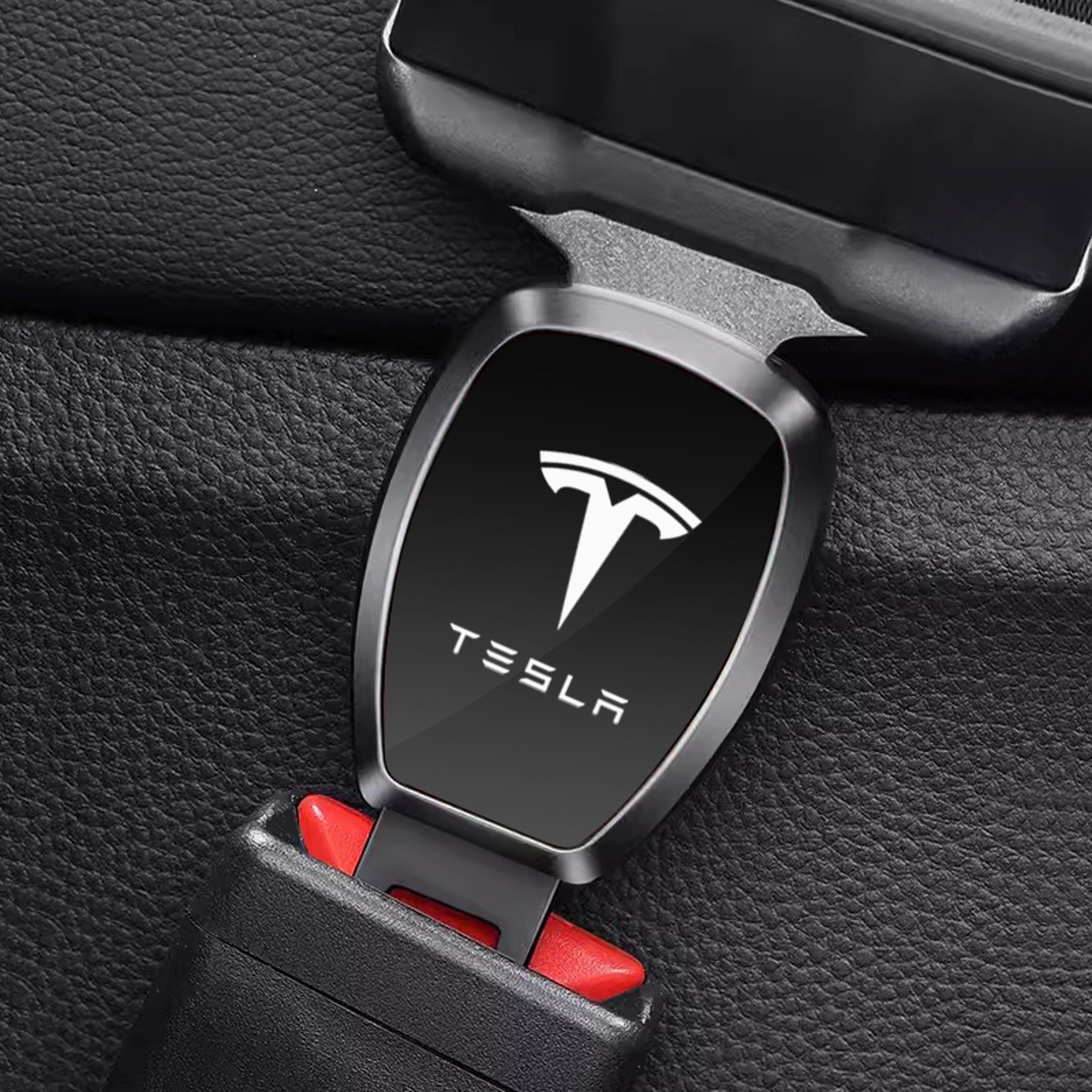 tesla seat belt buckle clip car safety accessory for model roadster