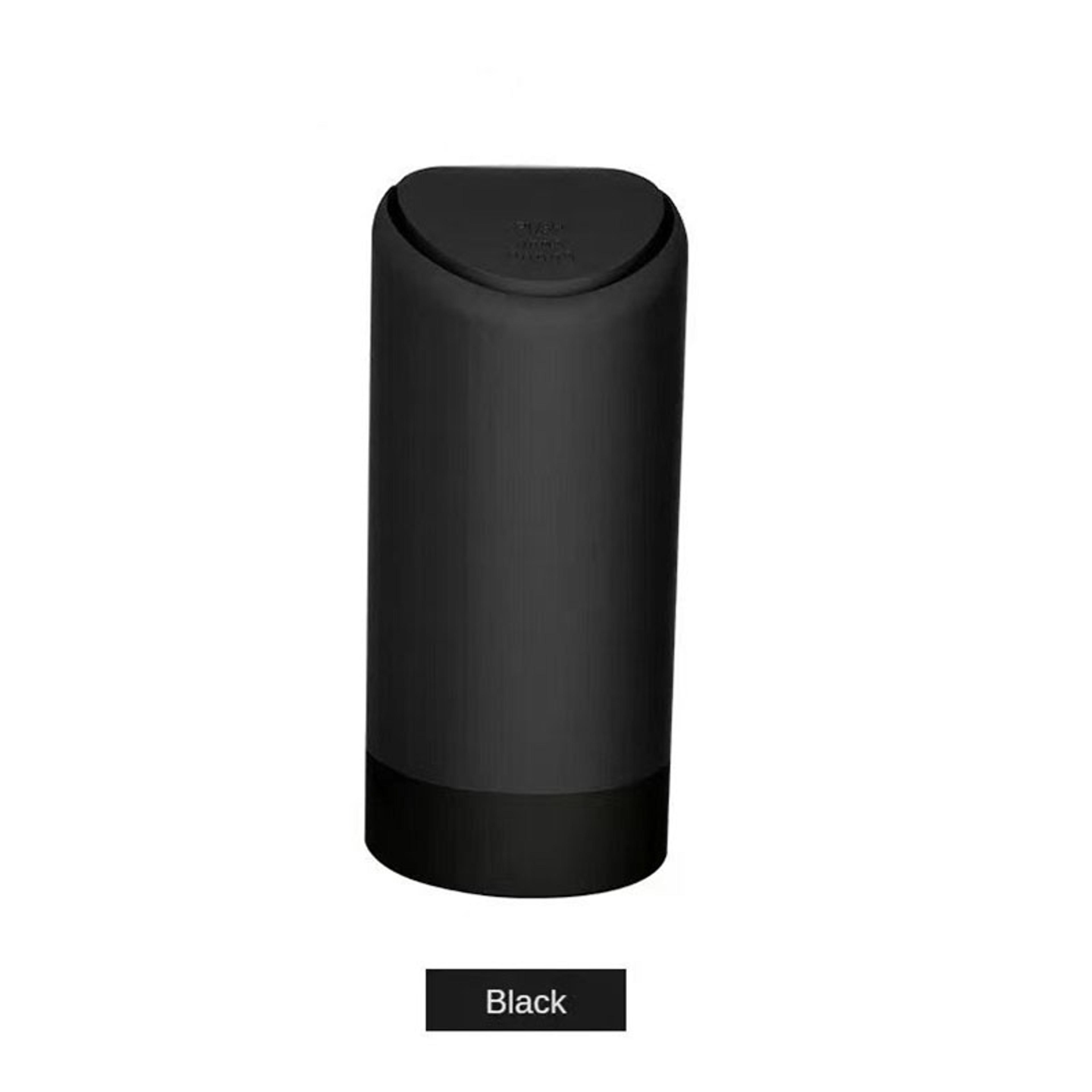 compact silicone car trash can and auto organizer