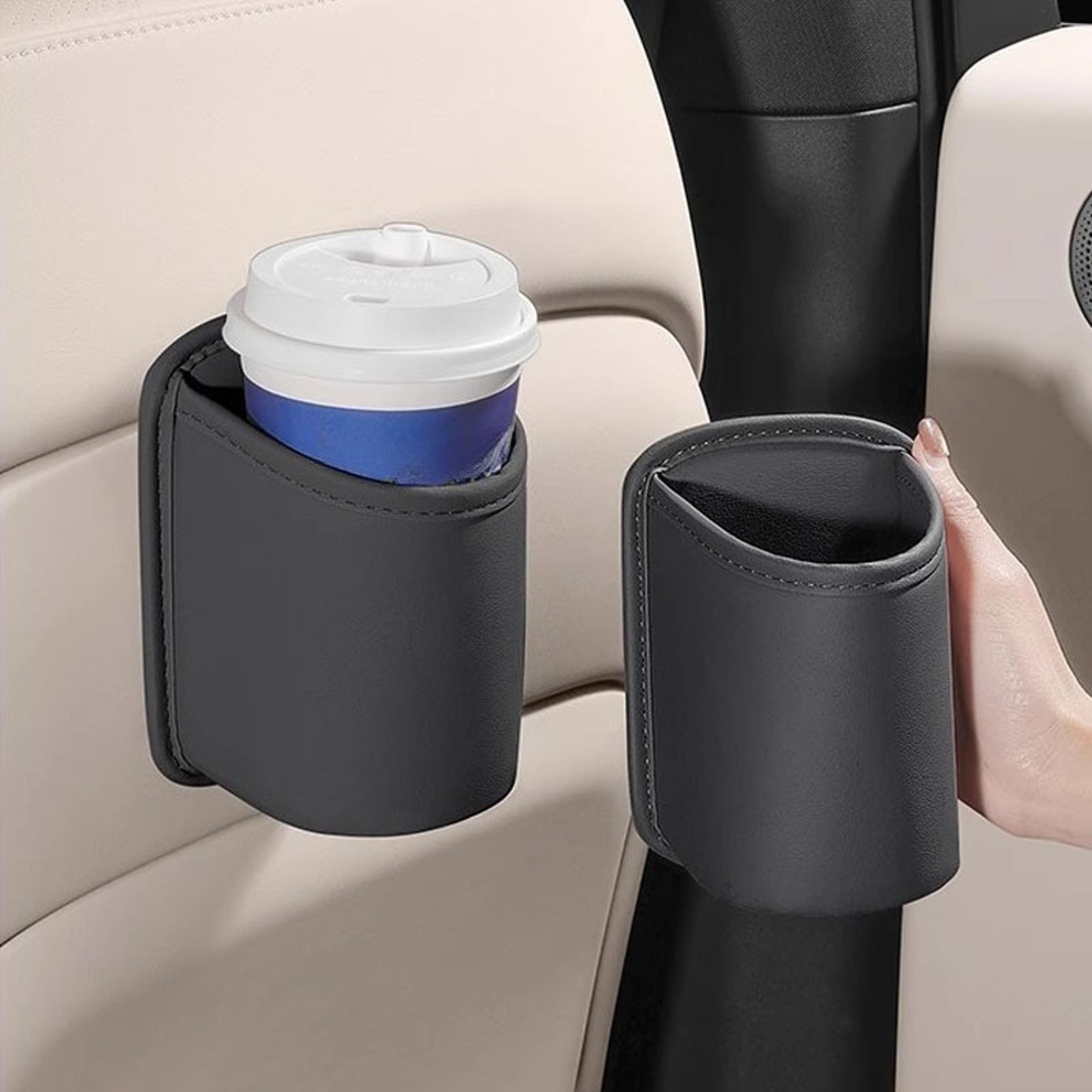 multifunction car door cup holder and seat back storage organizer