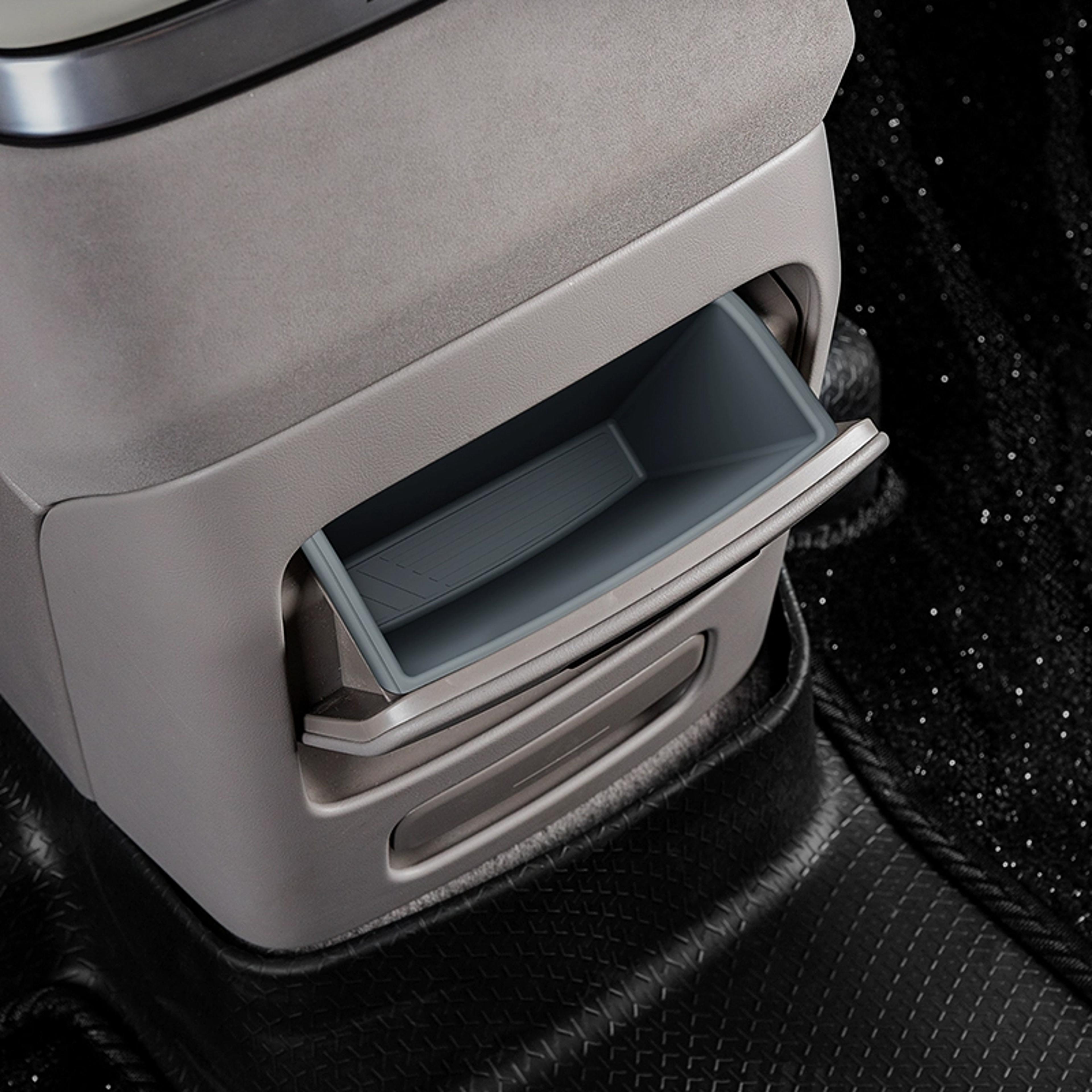 rear armrest storage box and car trash can