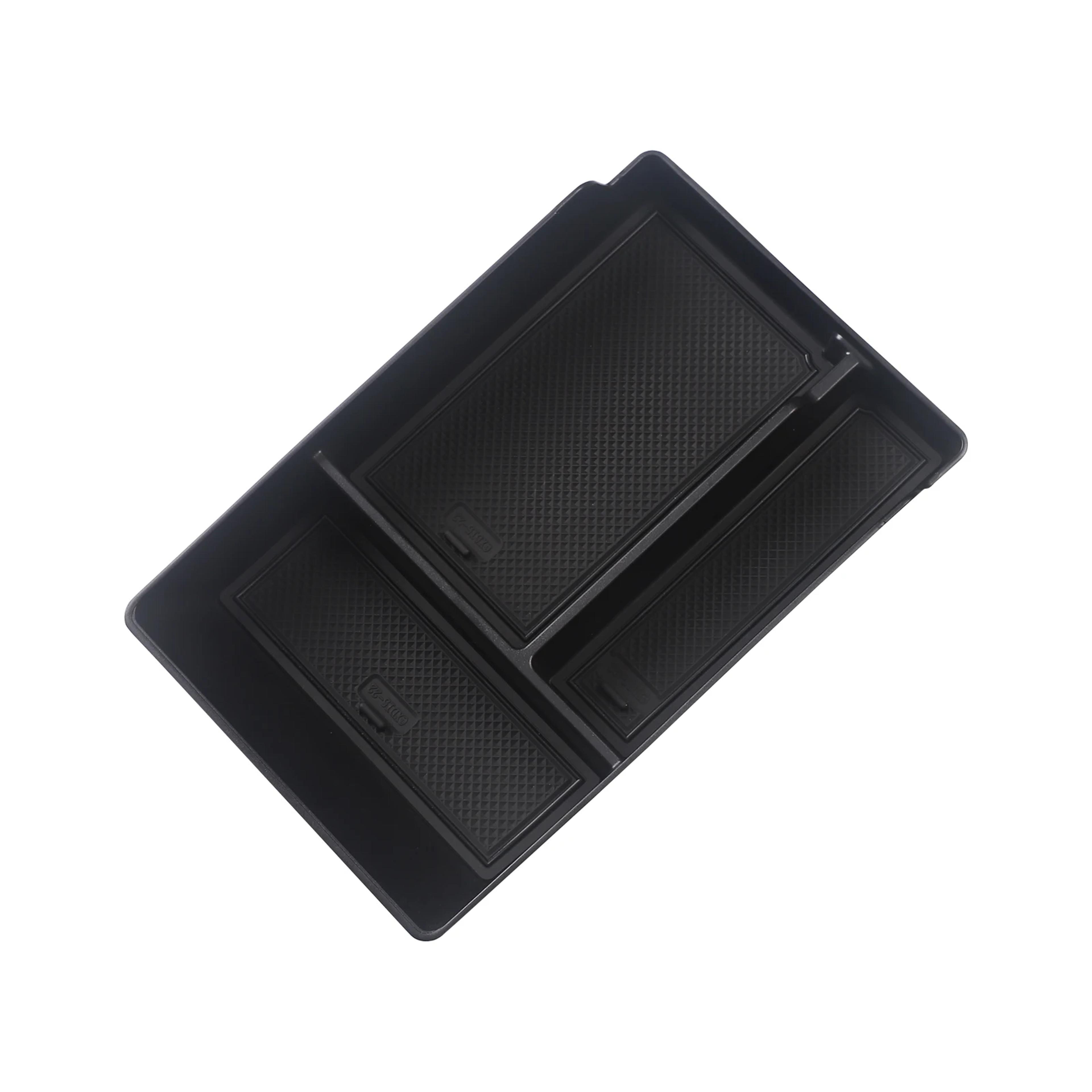 center console organizer and armrest storage tray