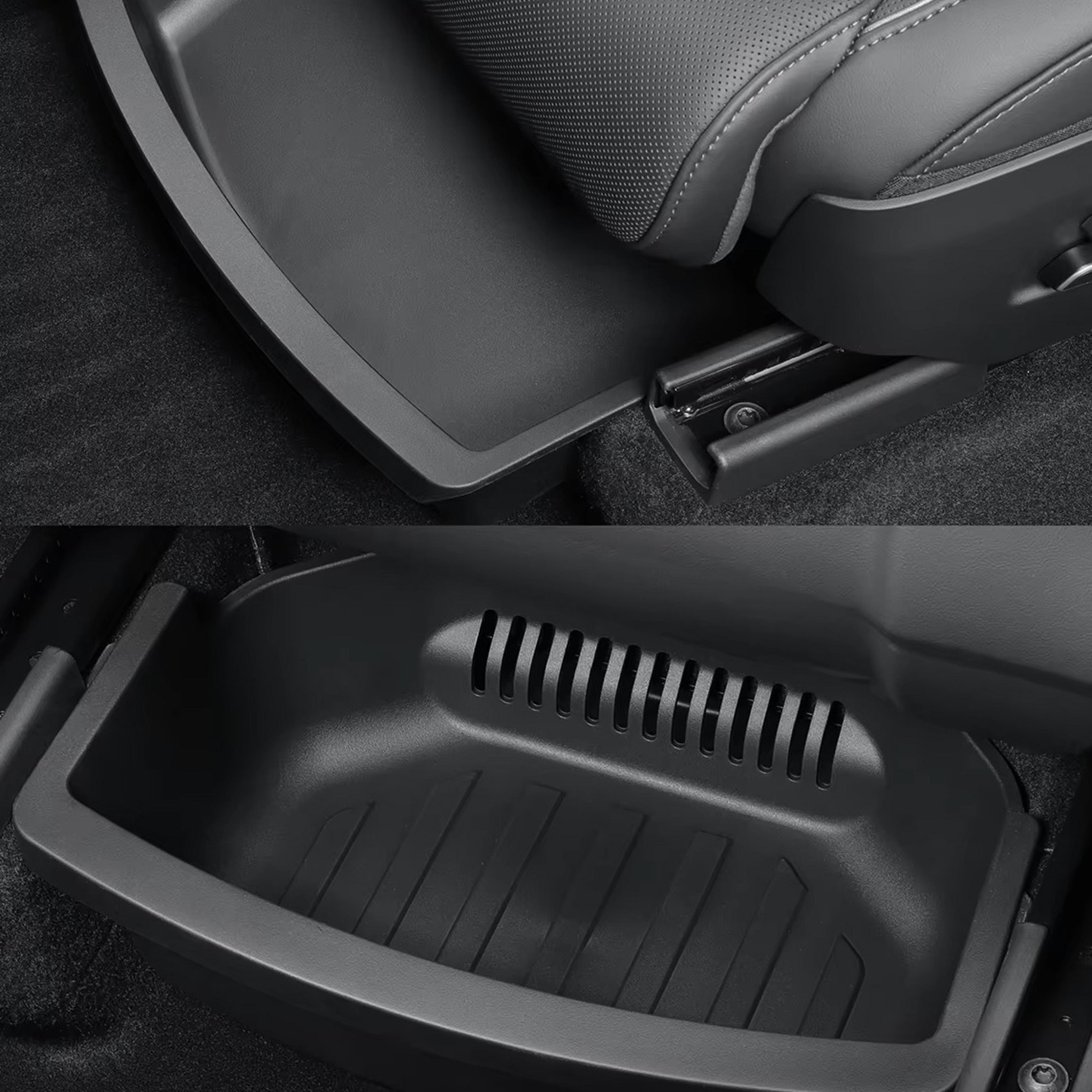 tpe under seat storage drawer car interior organizer