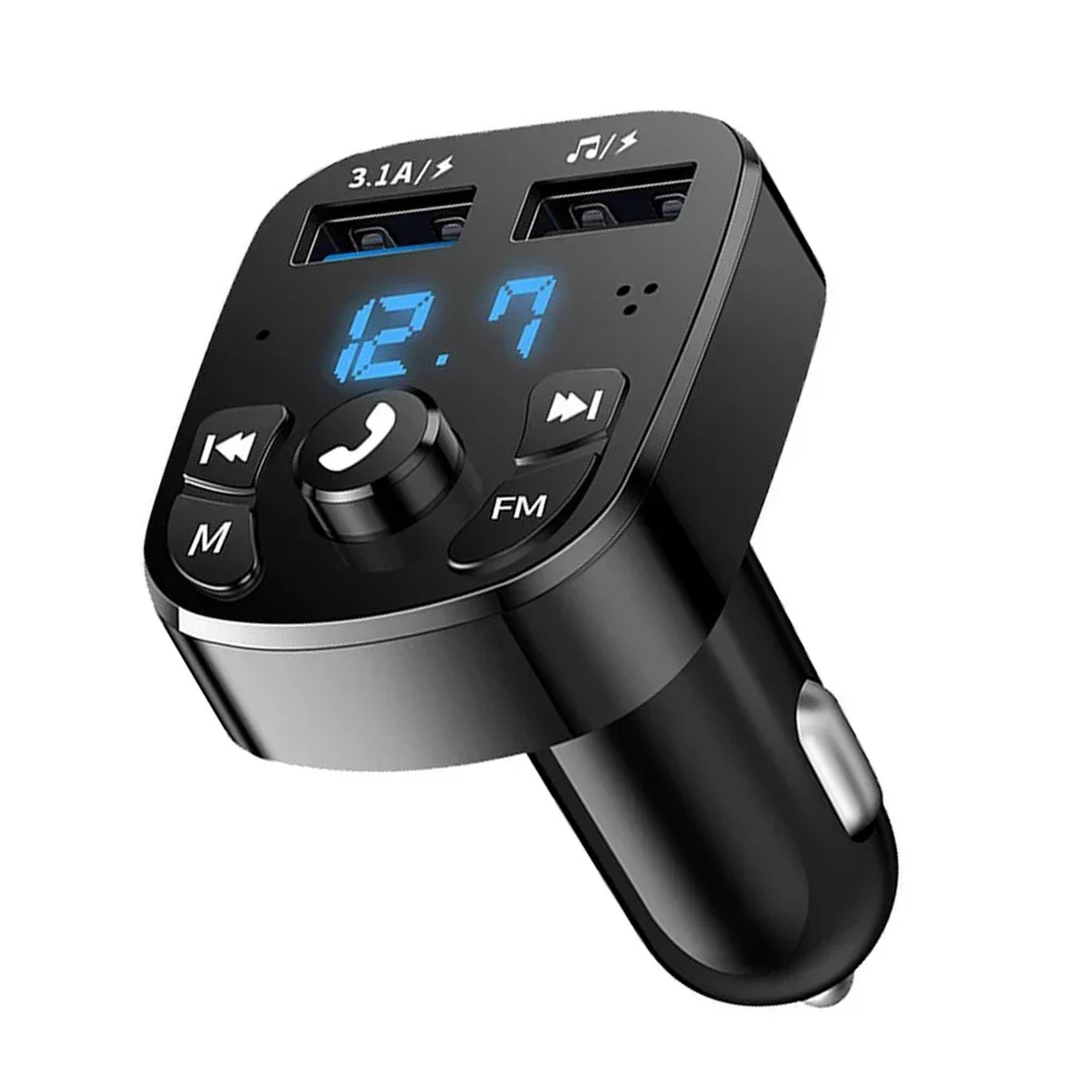 drivesync bluetooth fm transmitter and dual usb car charger