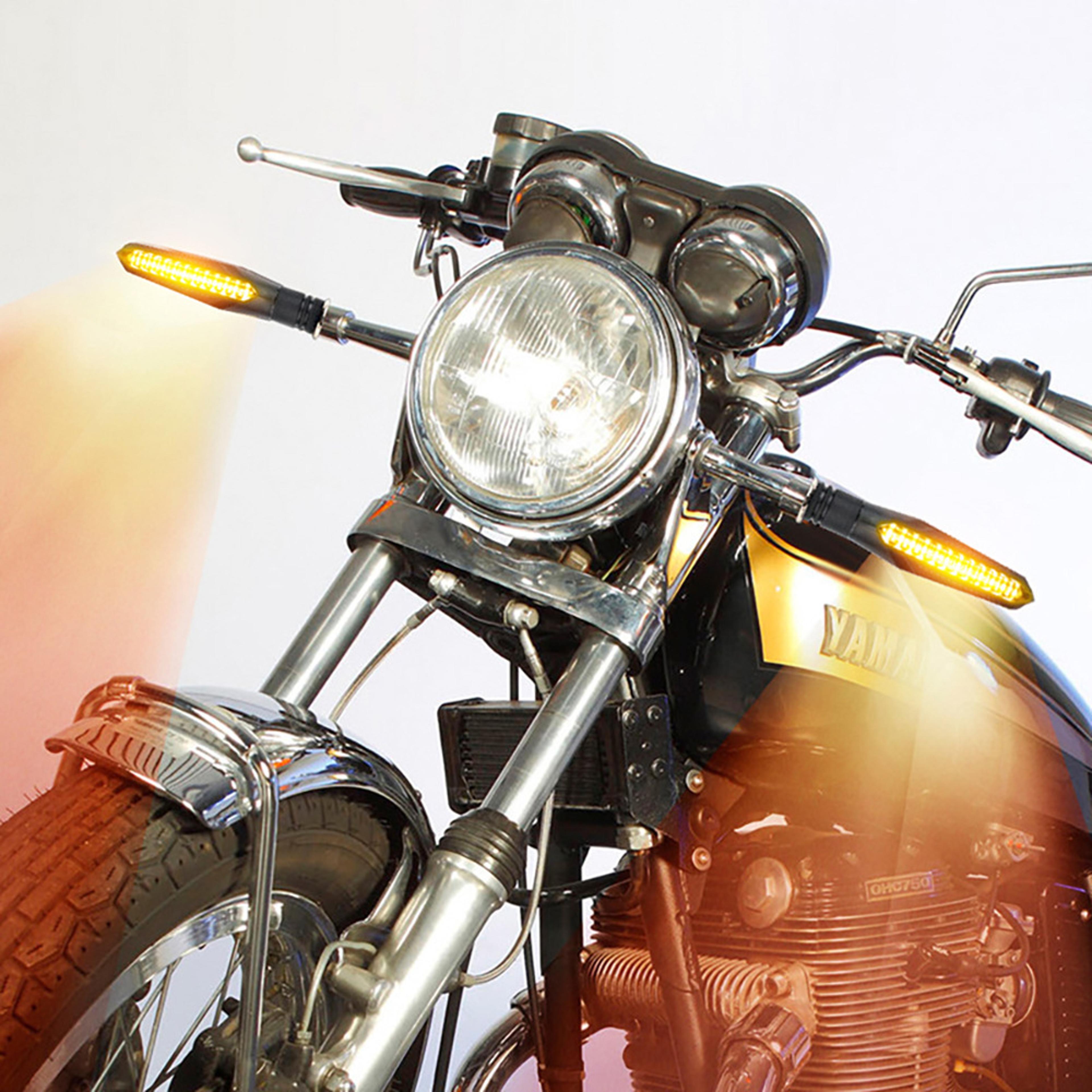 led sequential motorcycle turn signals with built in relay