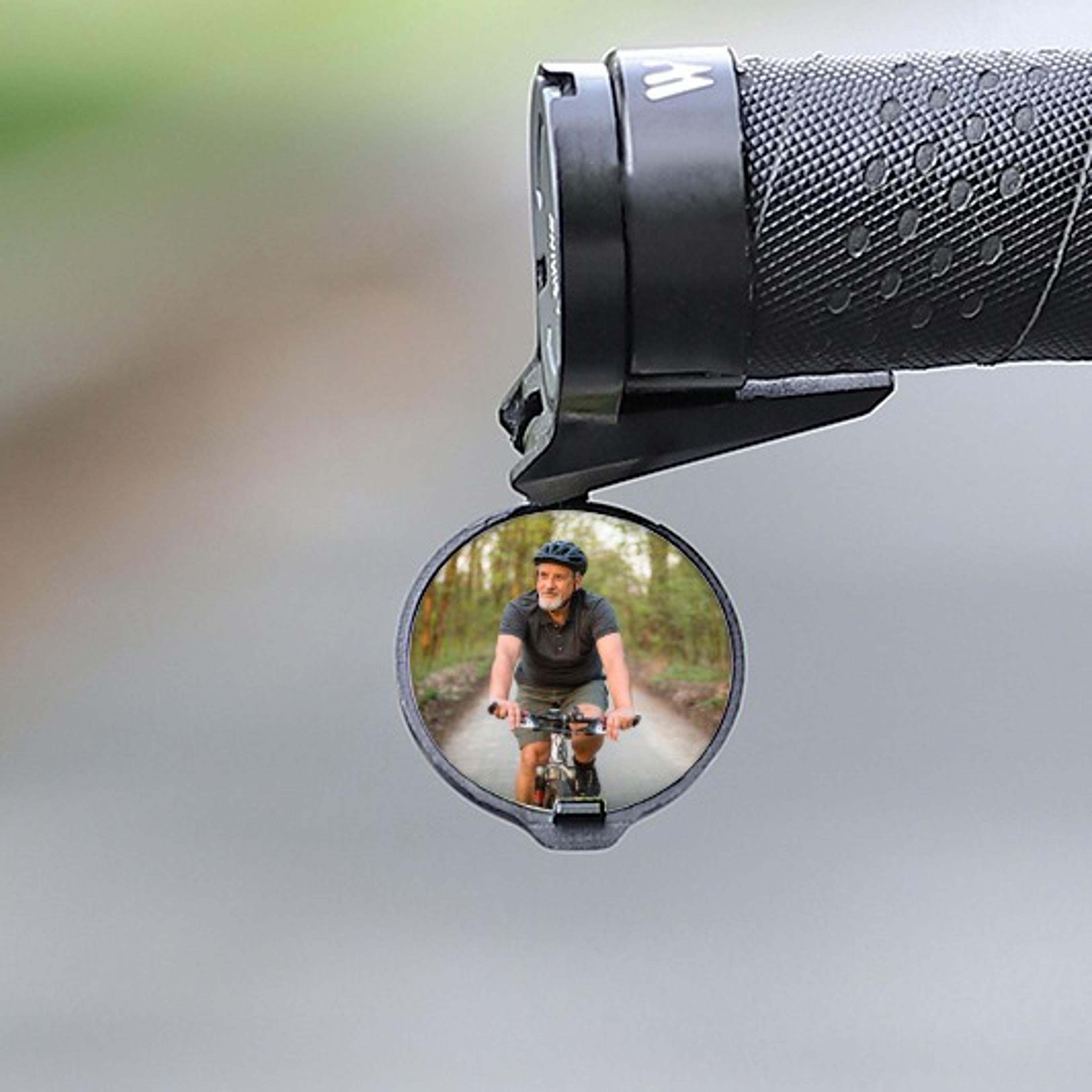 hd convex bicycle rearview mirror for safer cycling