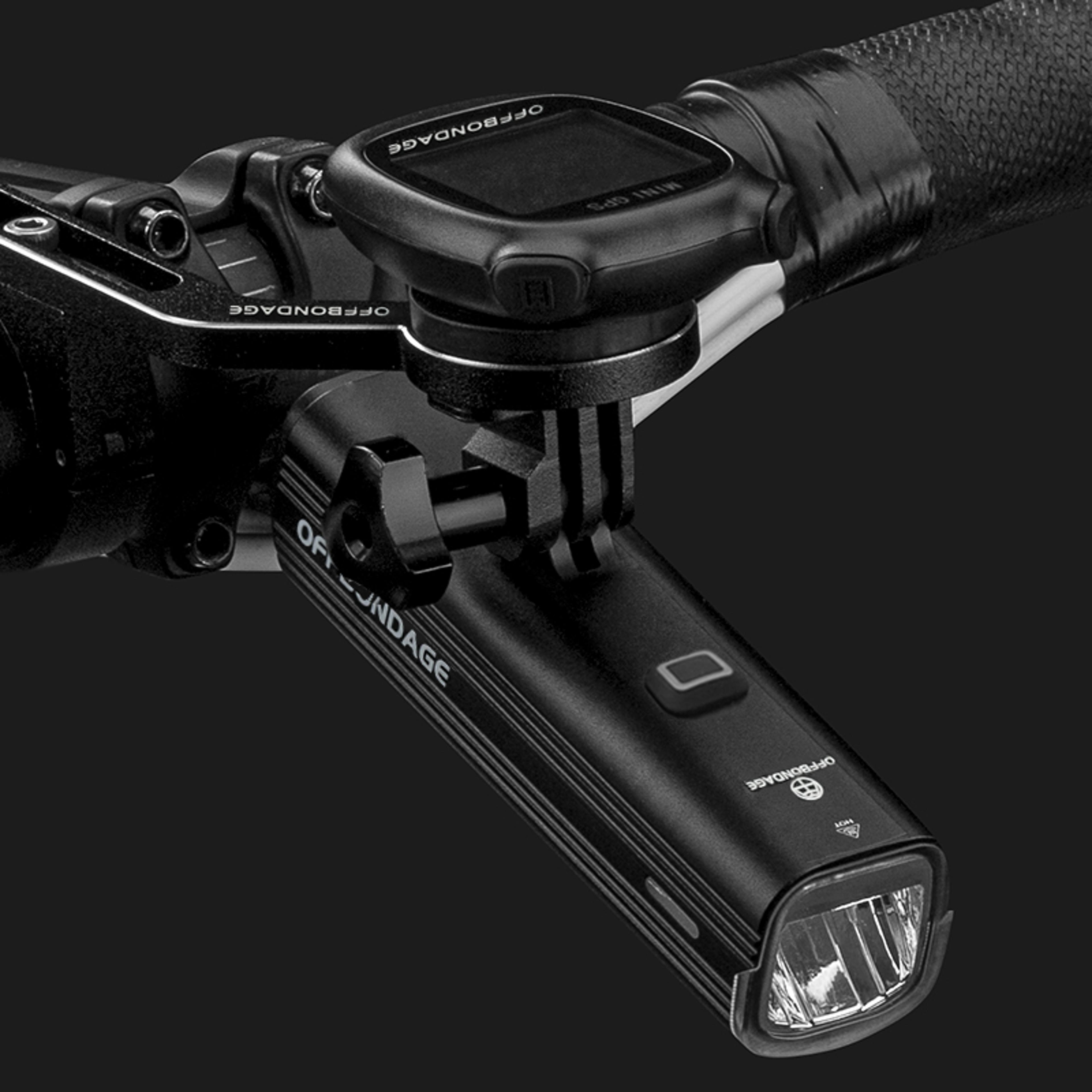 usb rechargeable bike headlight with battery