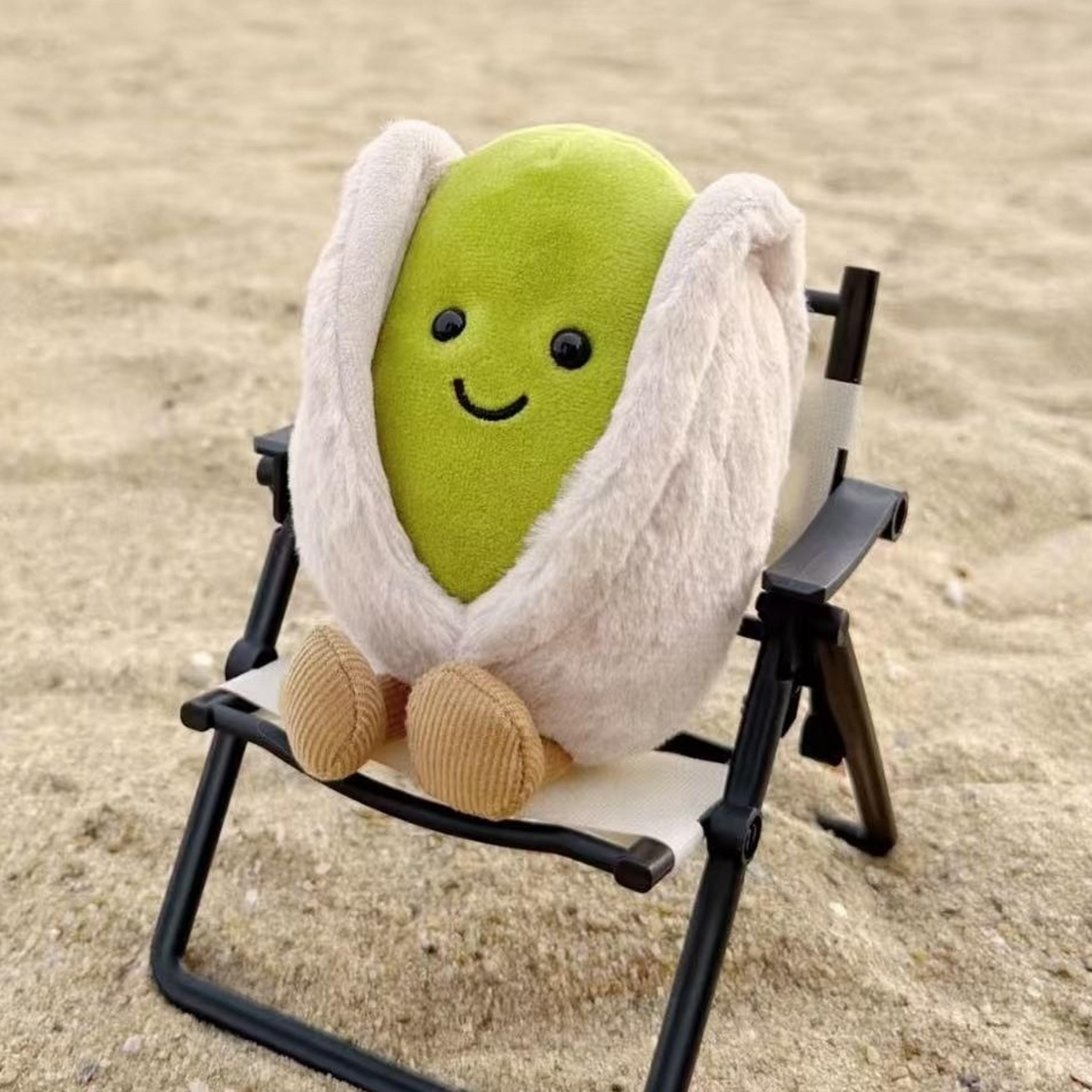 stuffed pistachio plush toy for cozy decor, comfort moments, and easy gifting