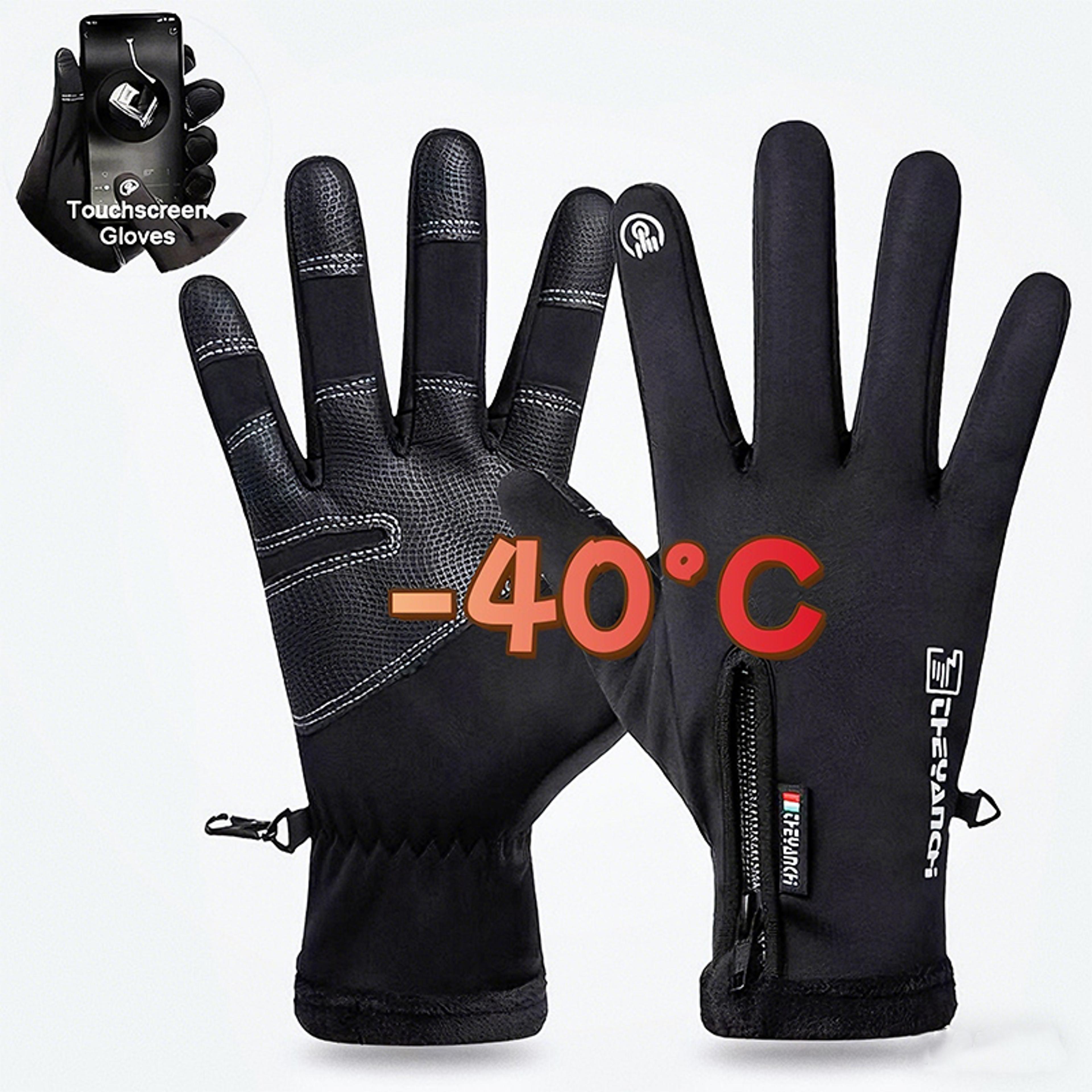 extreme cold winter gloves for waterproof warmth and touchscreen control