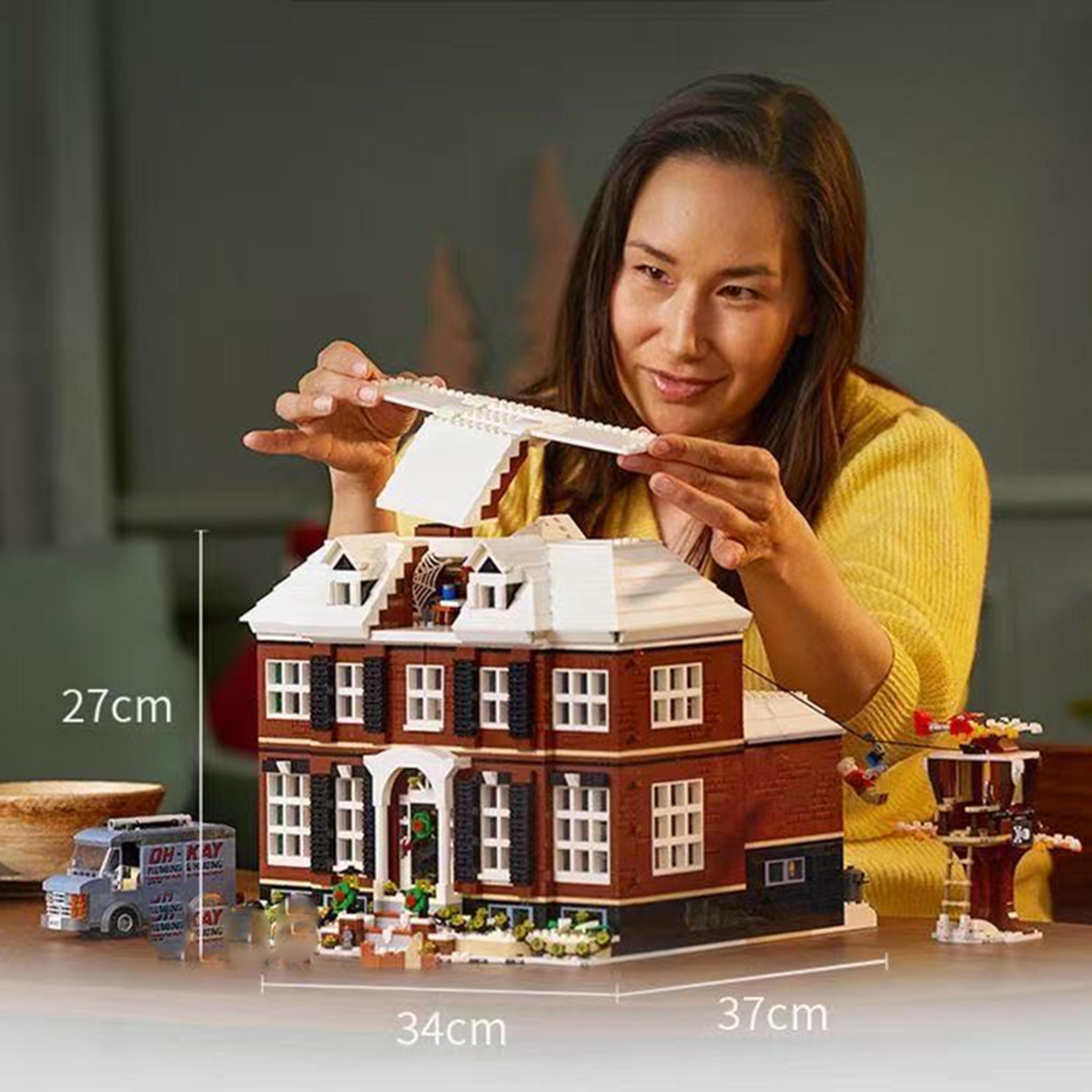 home alone house set, creative building toy for kids, perfect christmas gift