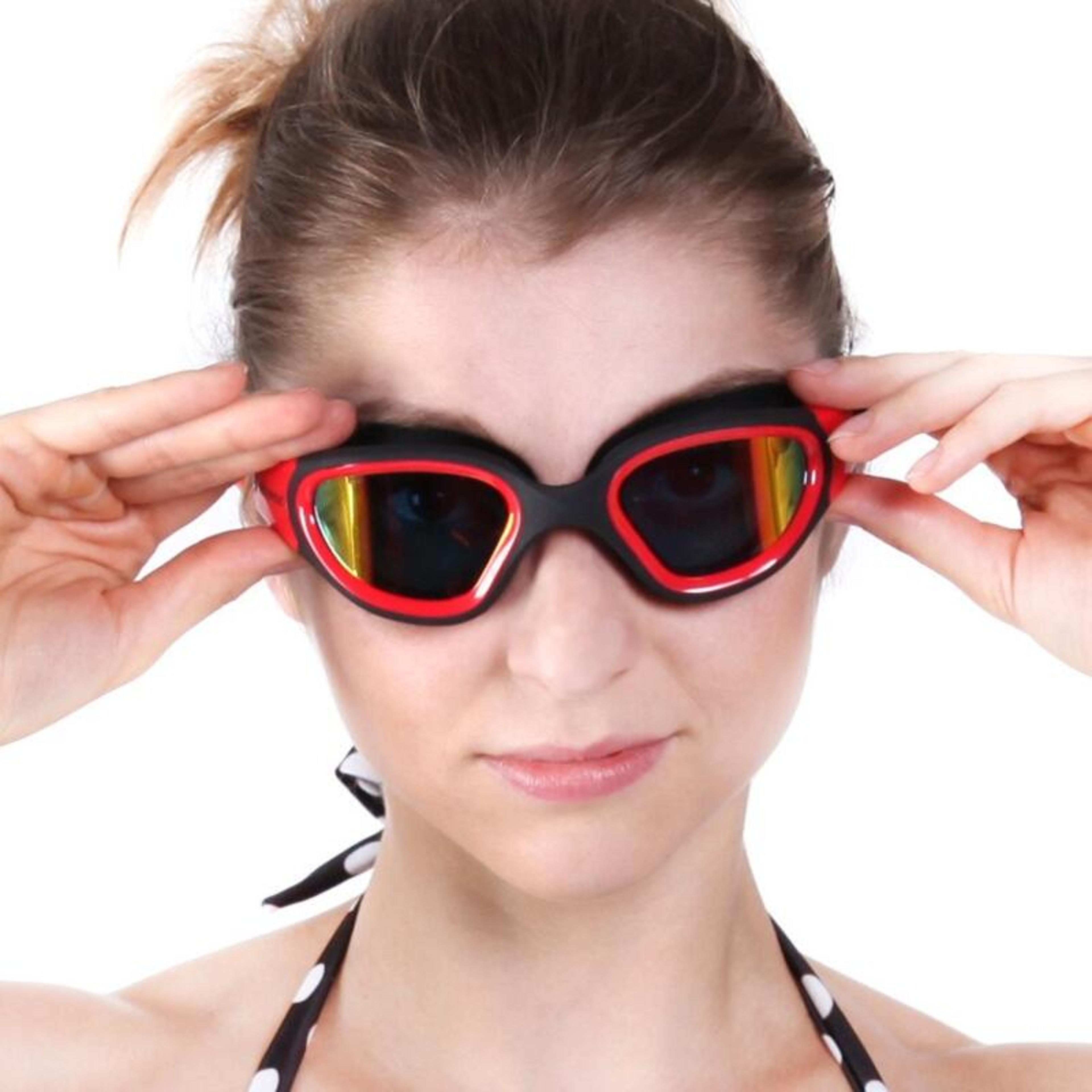 high definition anti fog uv protection swimming goggles for men women adjustable silicone fit