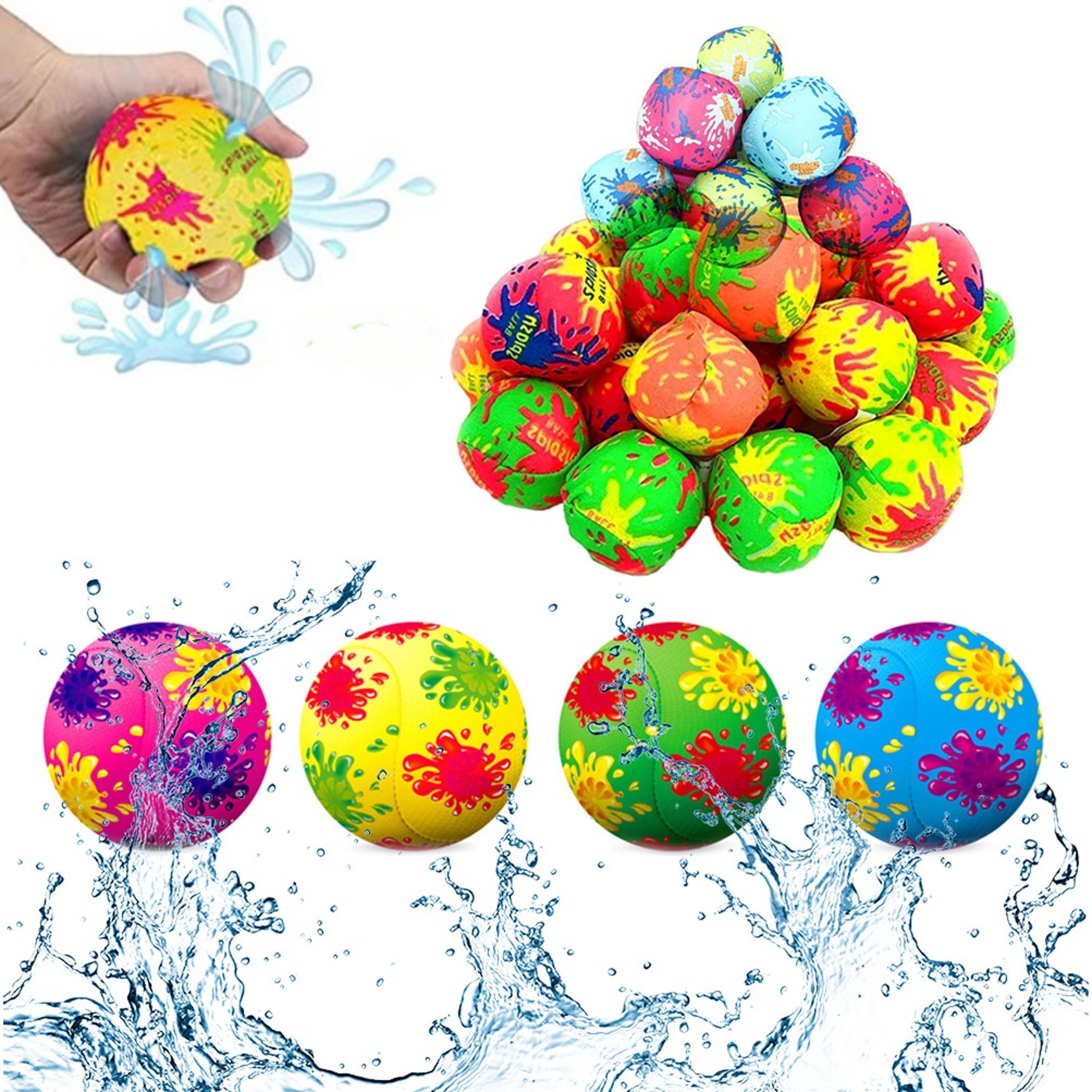 reusable splash balls soft water balloons reusable for kids pool & beach fun
