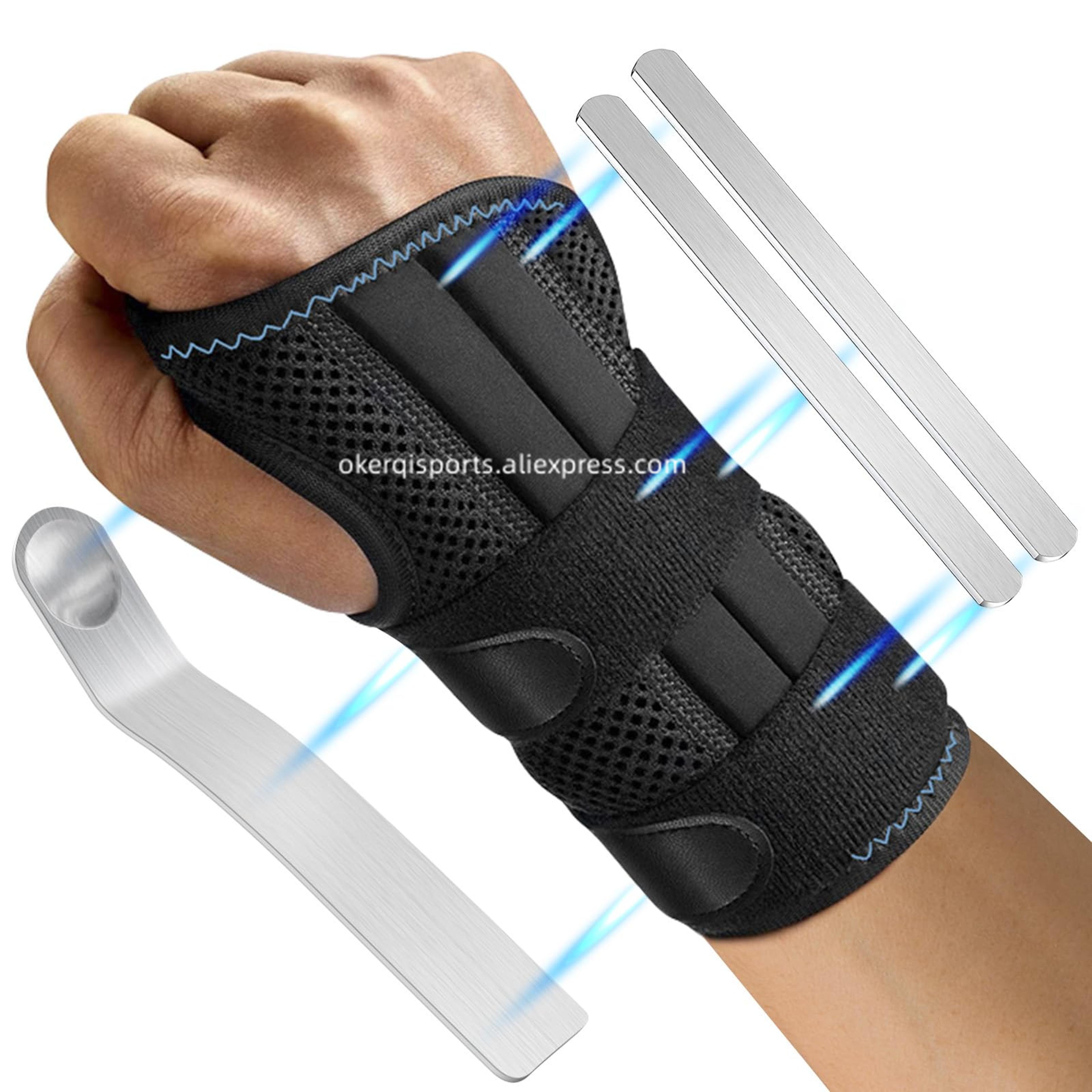 adjustable wrist brace for carpal tunnel relief with thumb support