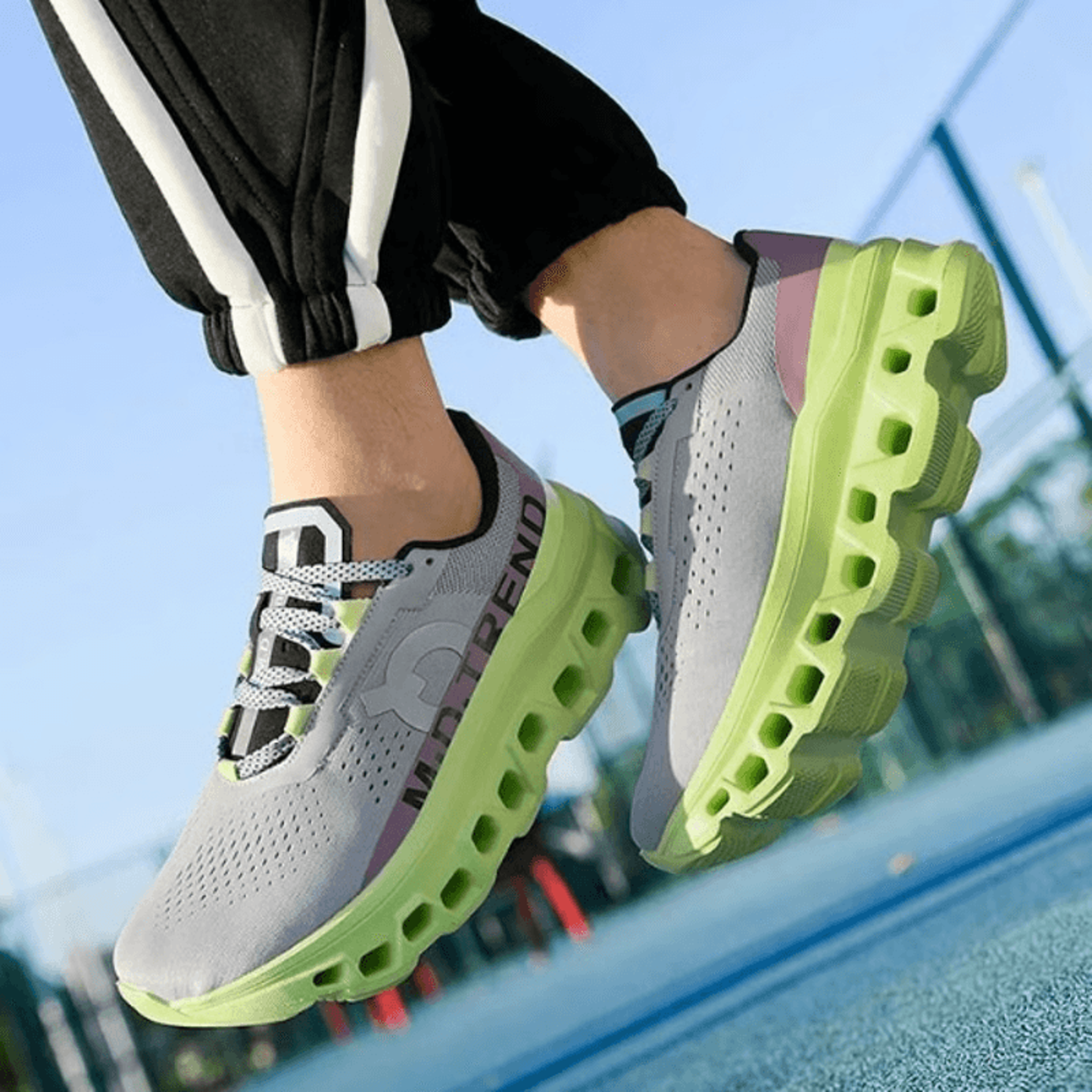 mens running shoes lightweight cushioning non slip athletic sneakers for walking travel and daily wear