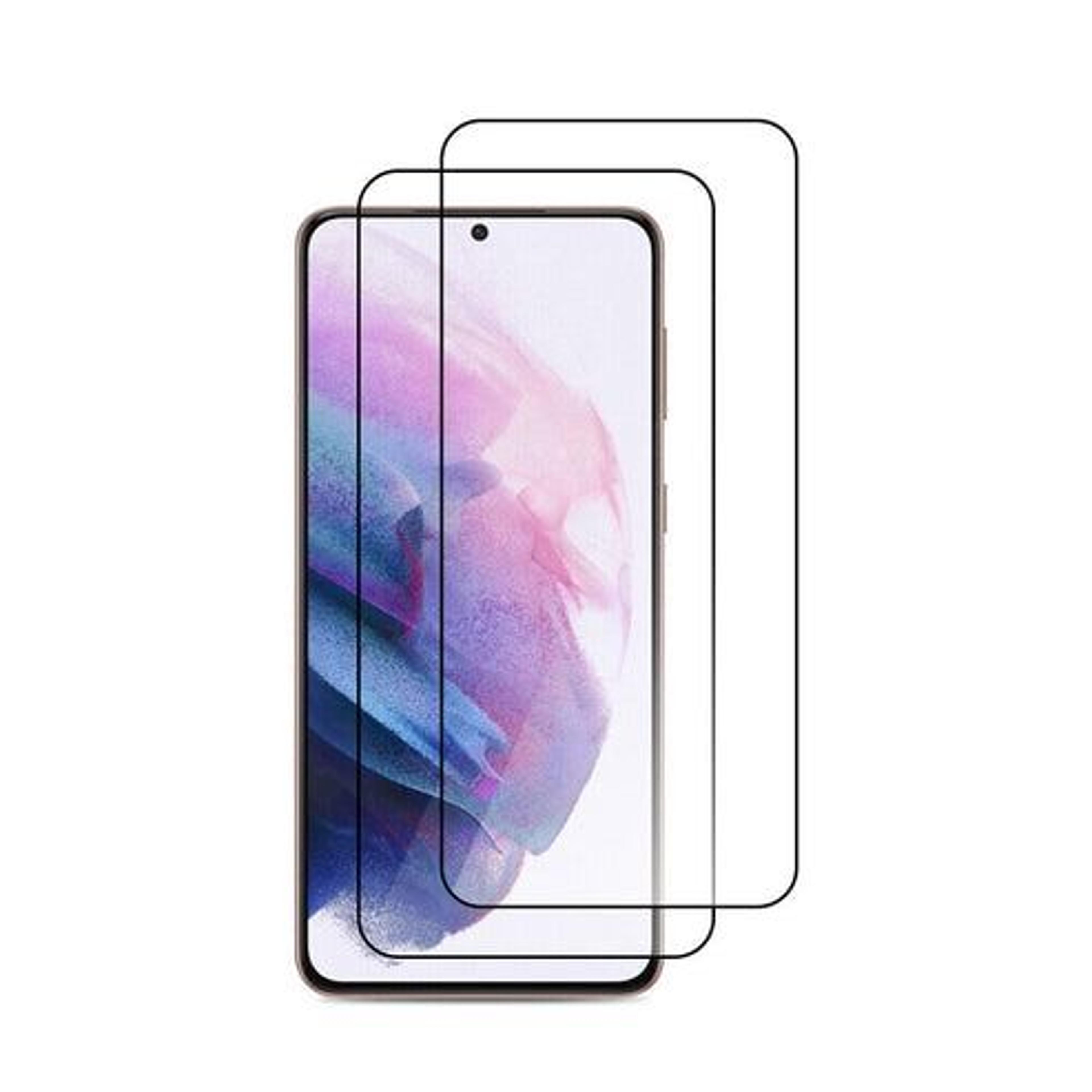 samsung galaxy s22, s23, ultra tempered glass screen protector - case-friendly, fingerprint retention