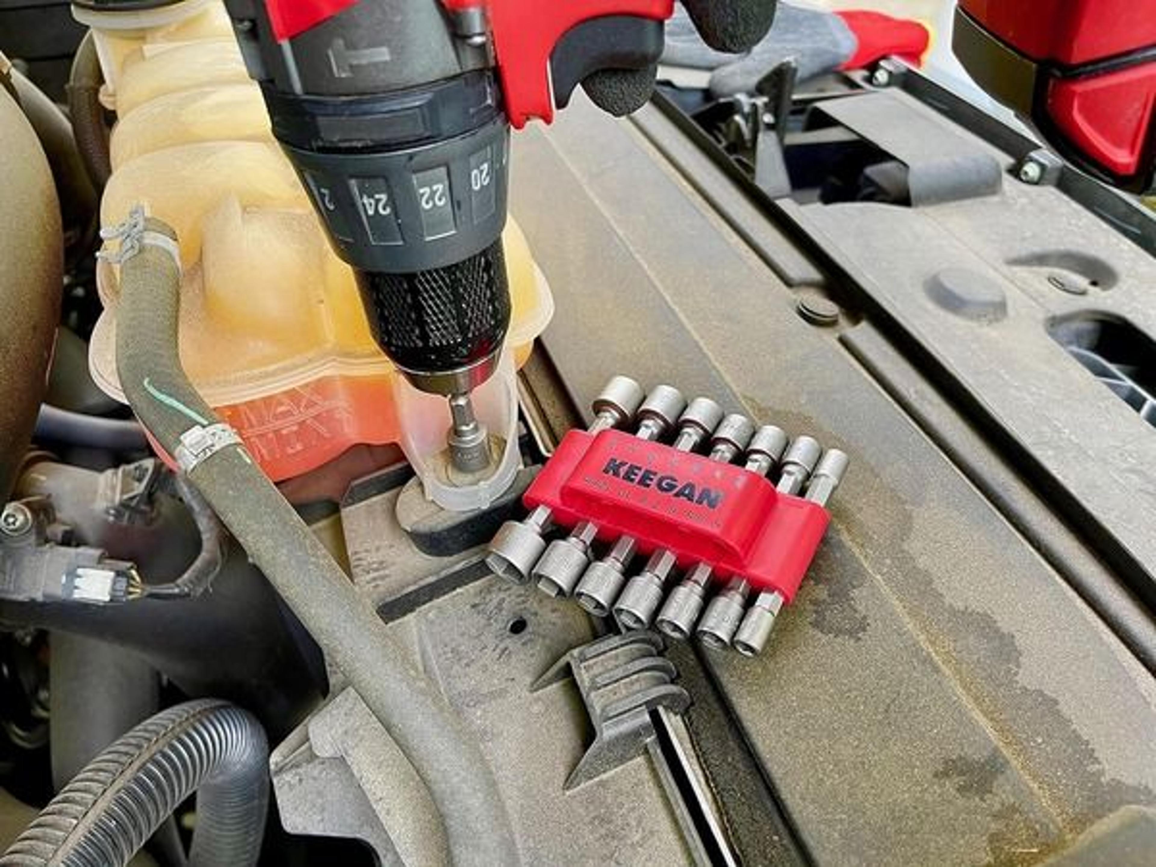 quick change power nut driver bit set, mm & sae , impact hex shank hex, tool kit for home repairs