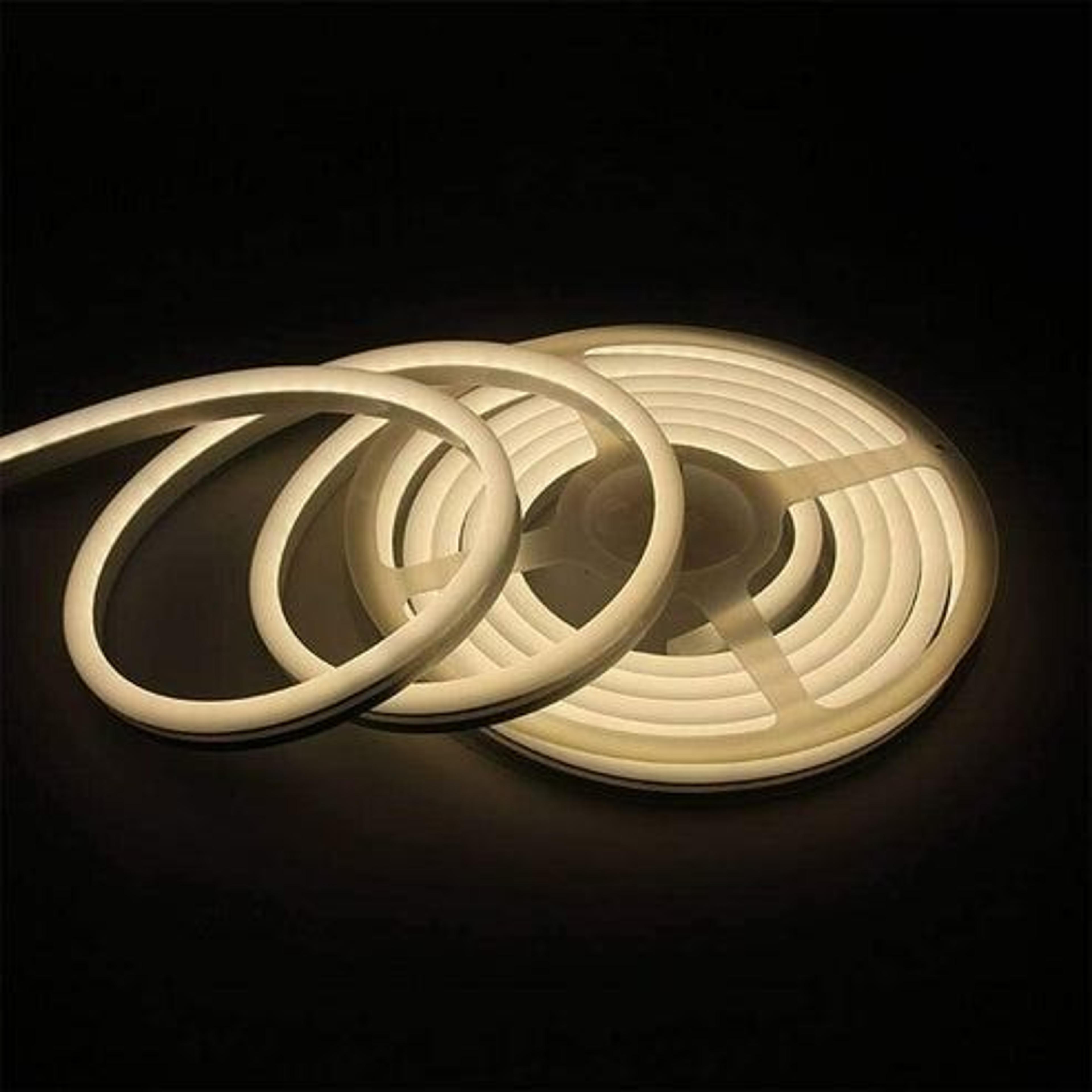 waterproof silicone tube led strip, flexible neon lights, perfect for signs, decor, and diy projects