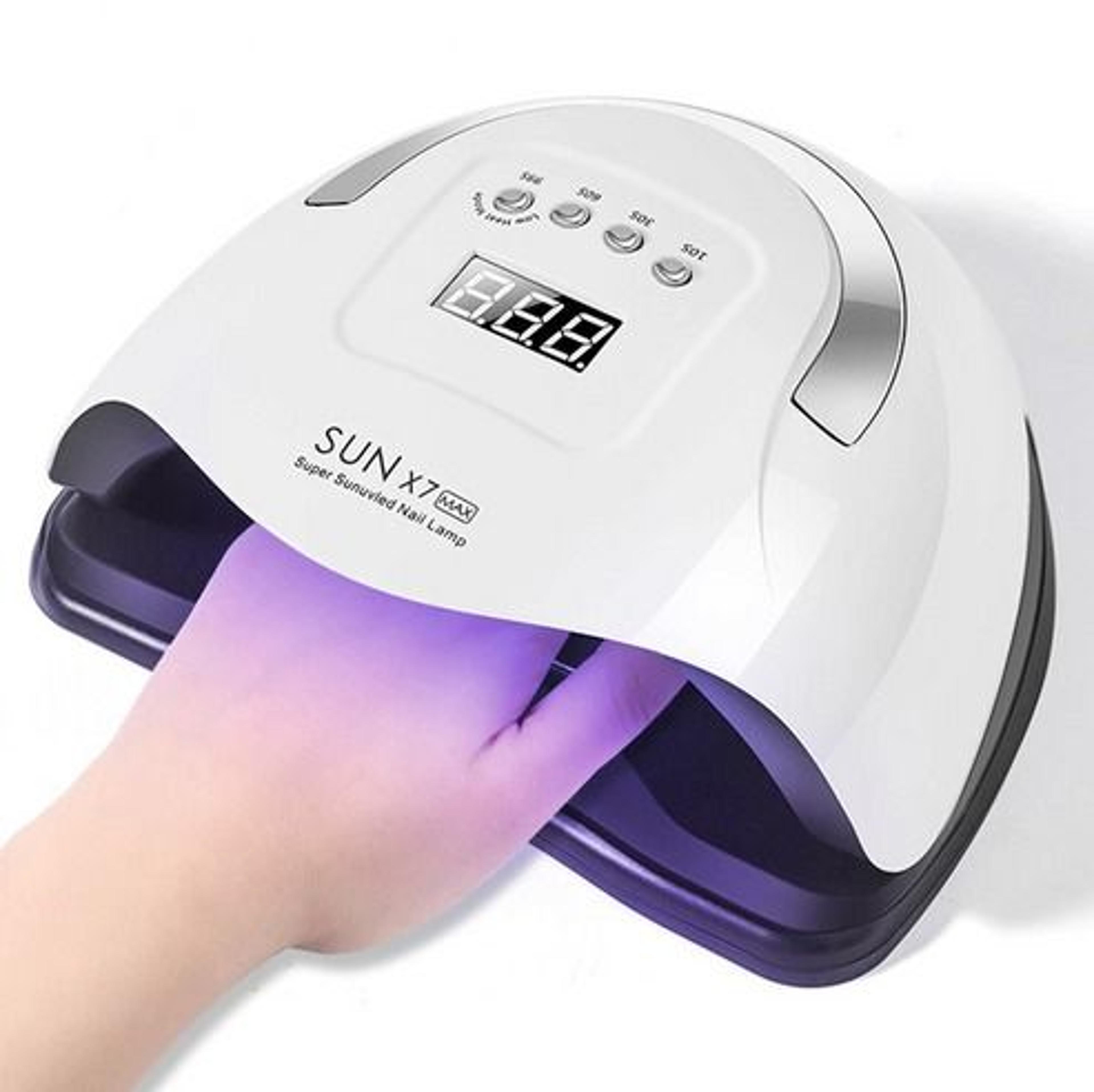 professional led nail lamp, uv light polish gel dryer, quick curing machine for electric manicure and salon uses