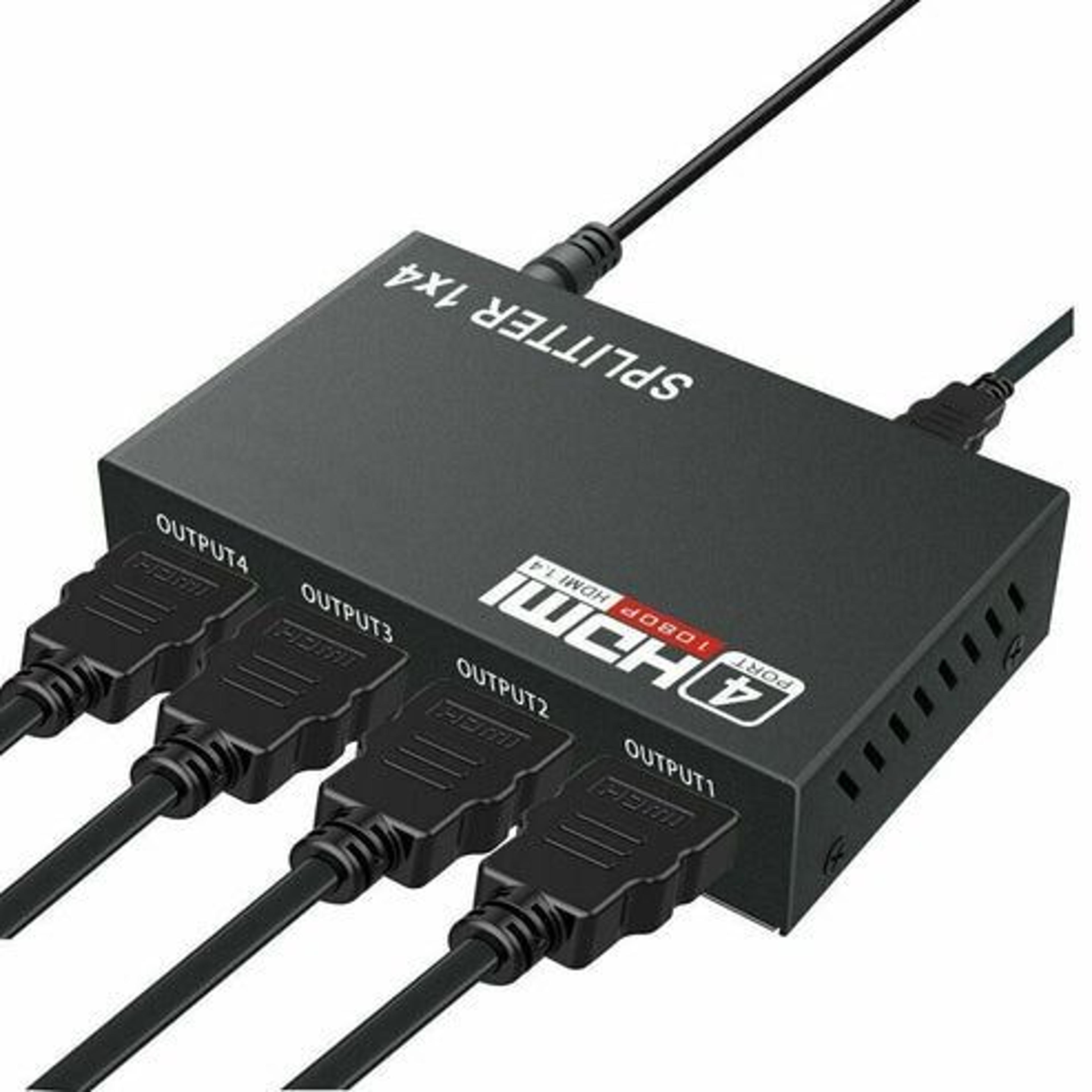 hdmi splitter, hub multi amplifier for hdtv , distributes signals for projectors, tvs, monitors